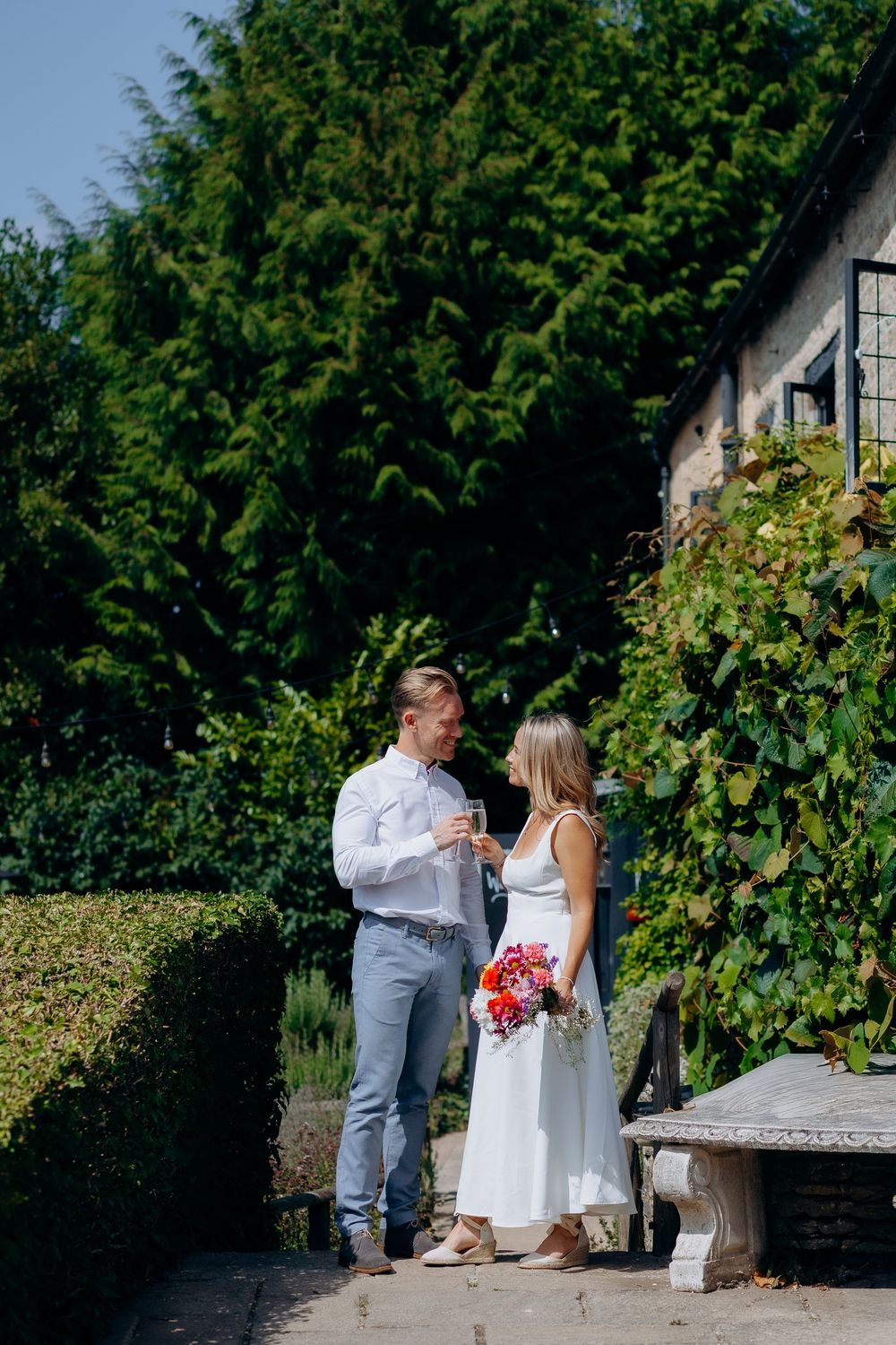 Cotswolds wedding elopement ceremony at Stroud Register Office.
