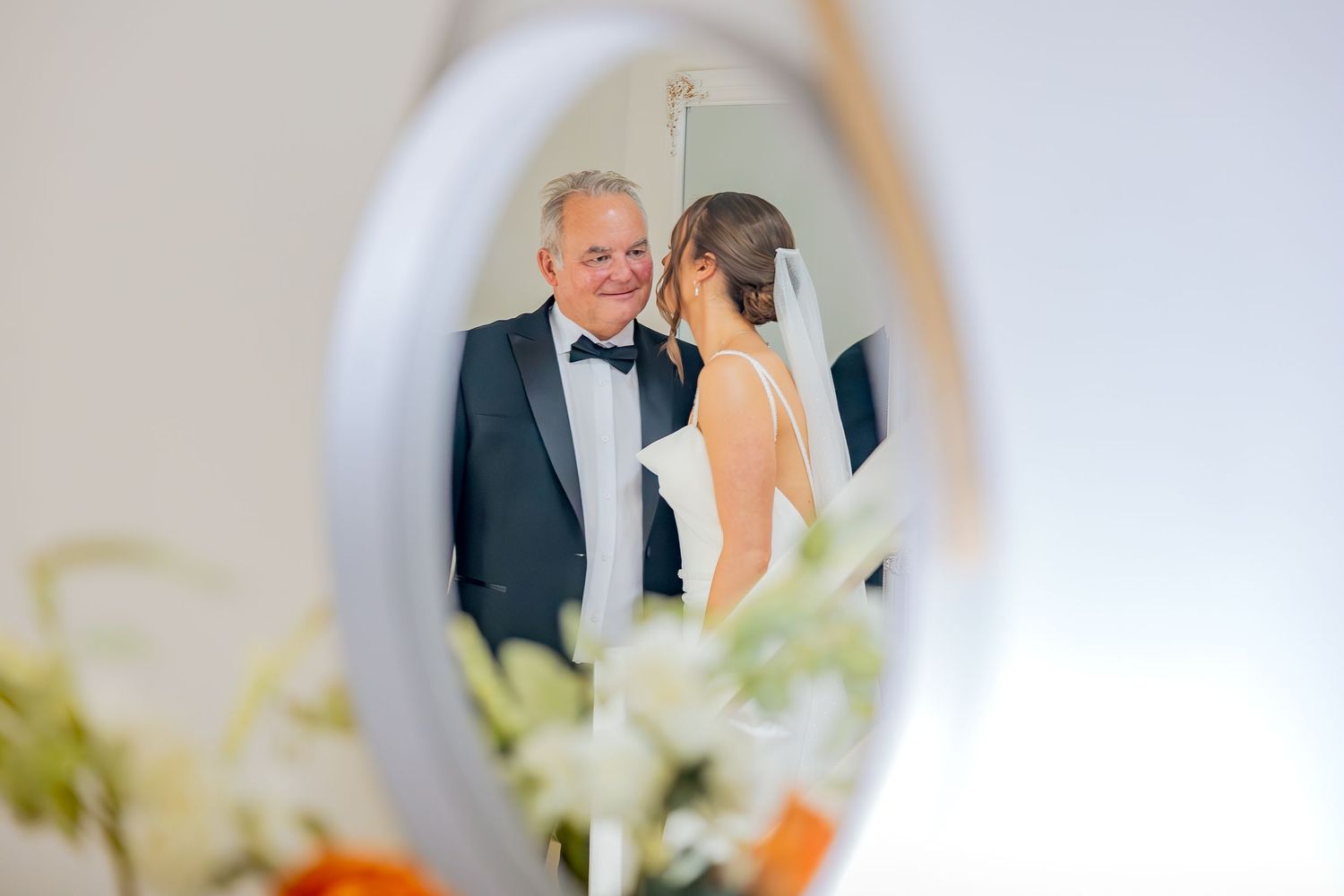 Documentary wedding photography capturing natural moments.