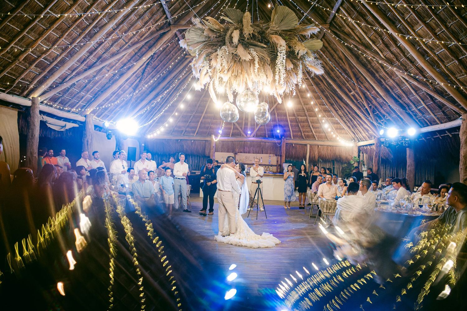 Candid Blue Venado Weddings photo – emotional bride and groom moment.