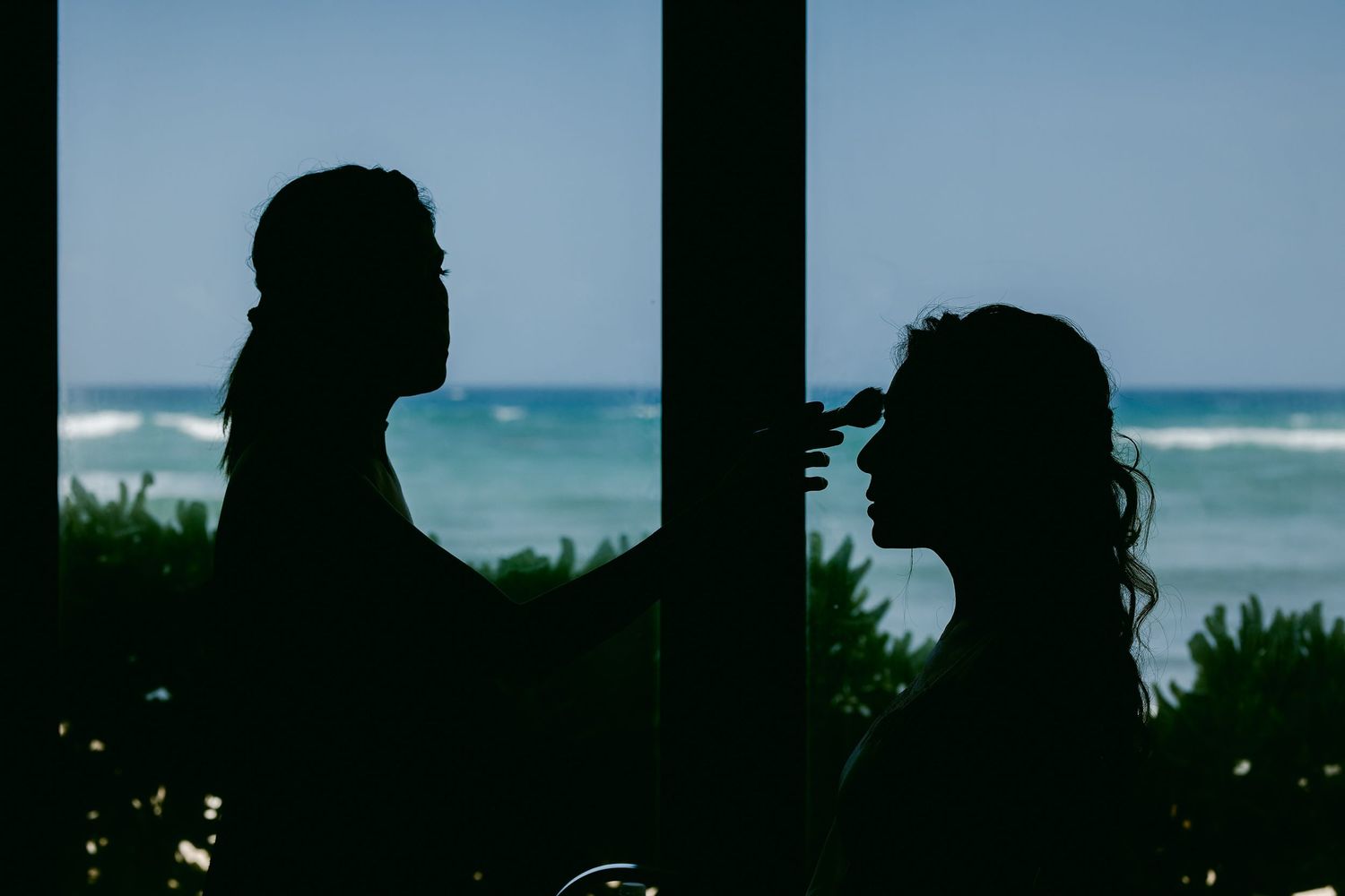 Candid Blue Venado Weddings photo – emotional bride and groom moment.