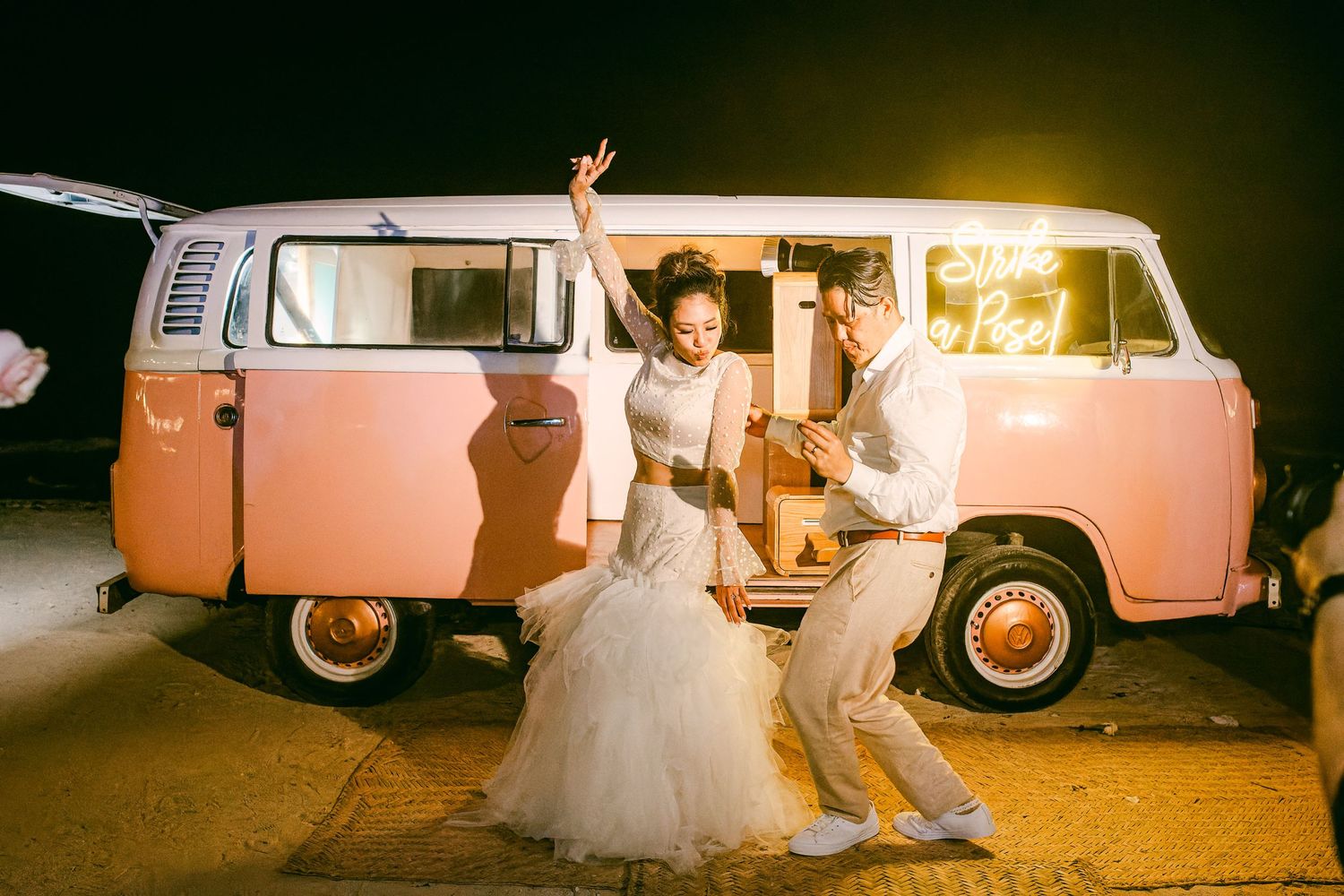 Candid Blue Venado Weddings photo – emotional bride and groom moment.