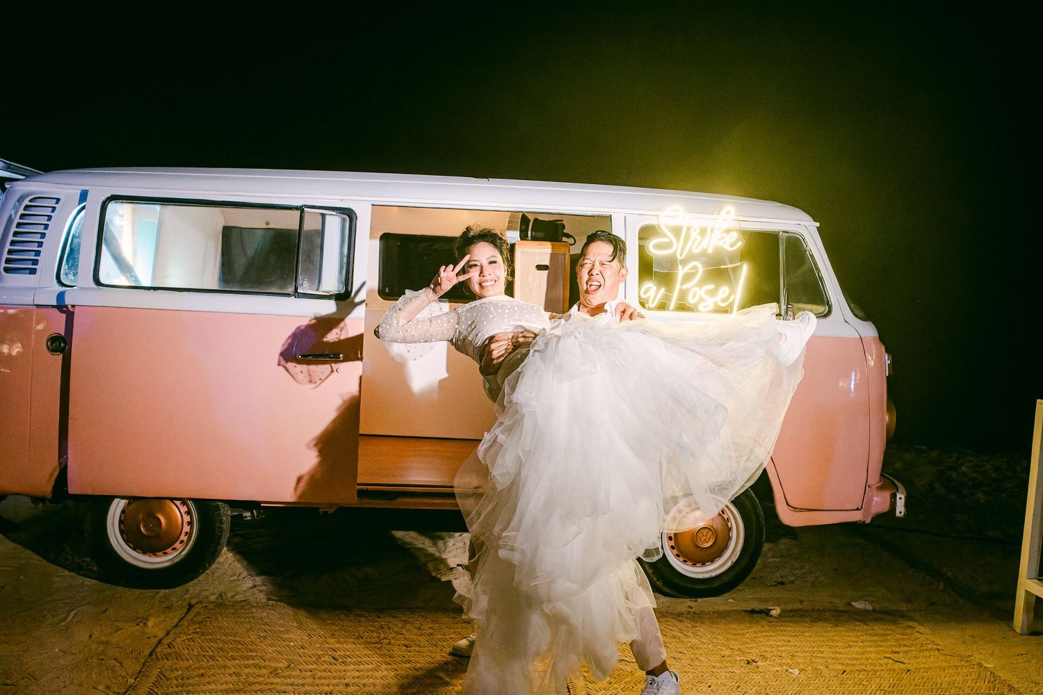Candid Blue Venado Weddings photo – emotional bride and groom moment.
