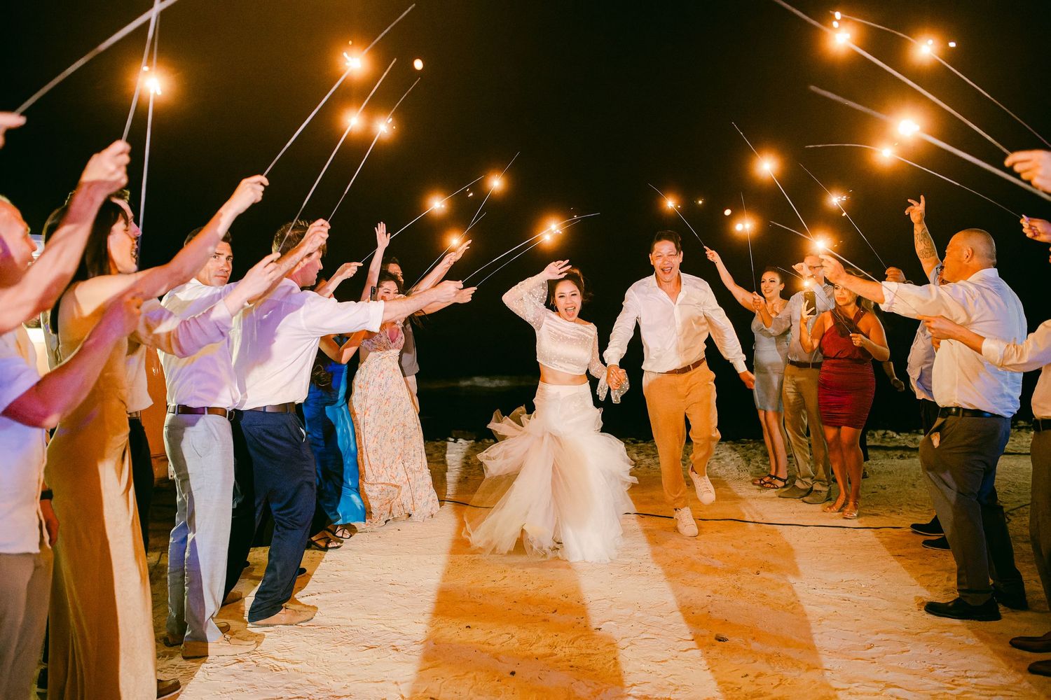 Blue Venado Weddings photography – intimate beachfront ceremony.