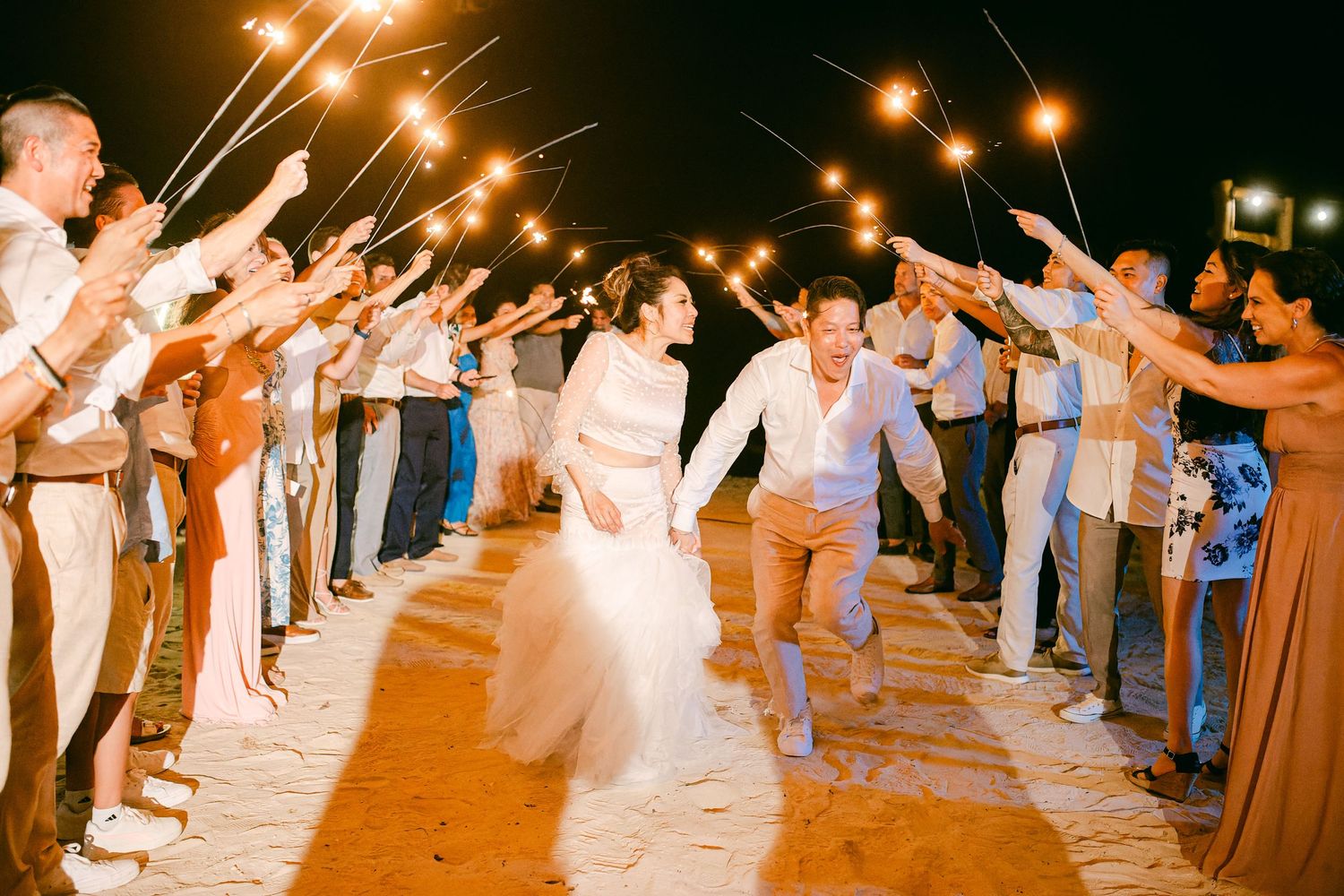 Candid Blue Venado Weddings photo – emotional bride and groom moment.