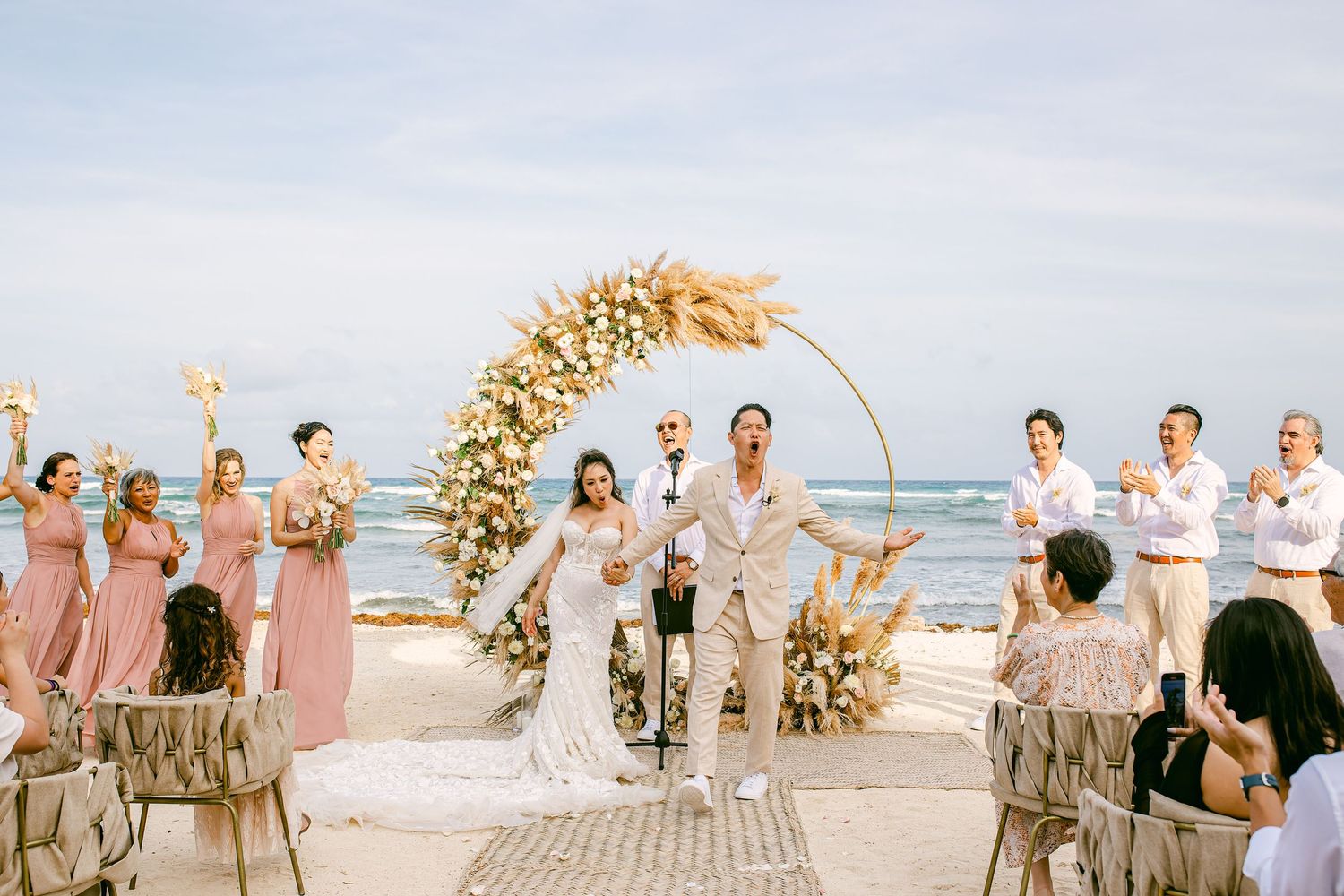 Luxury destination wedding photography at Blue Venado Riviera Maya.