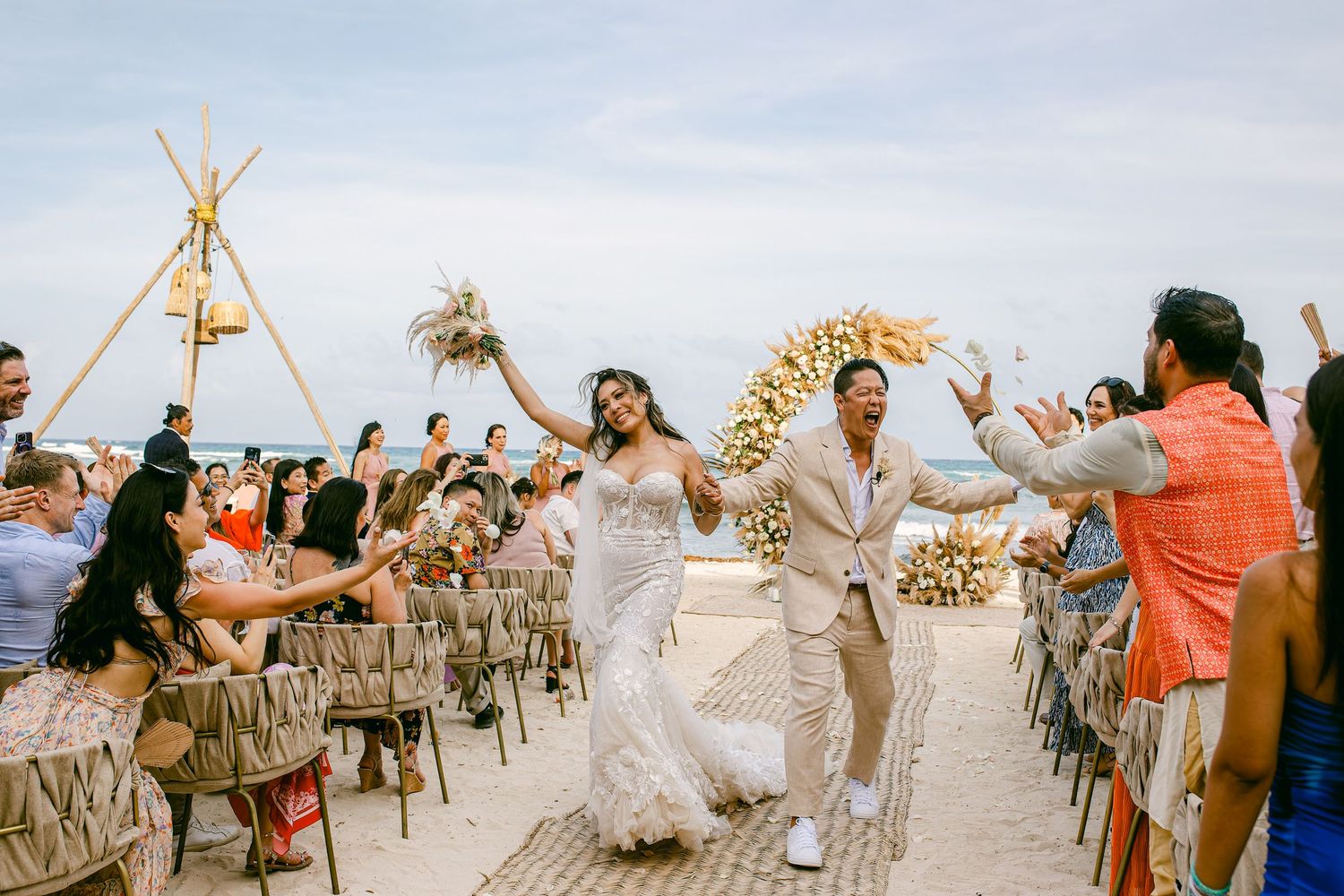 Candid Blue Venado Weddings photo – emotional bride and groom moment.