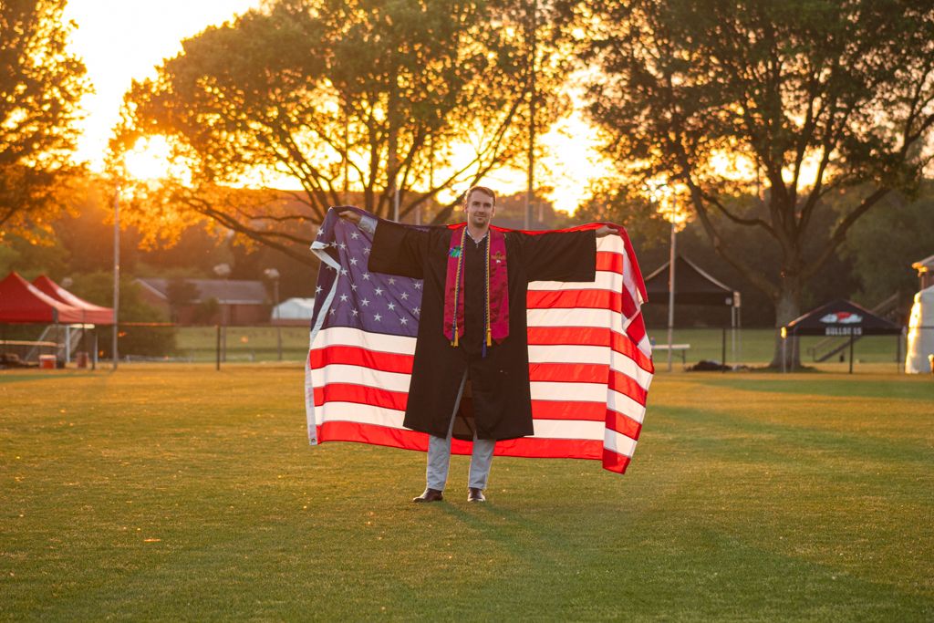 Athletic Graduation Photo