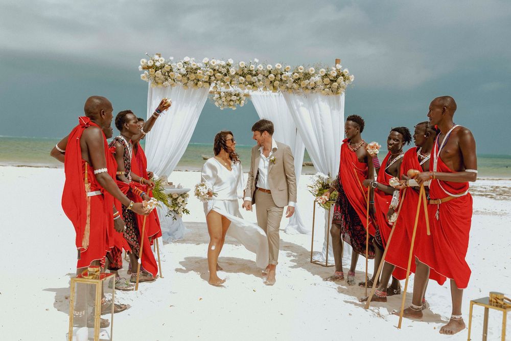 Beach wedding photography Zanzibar Tanzania