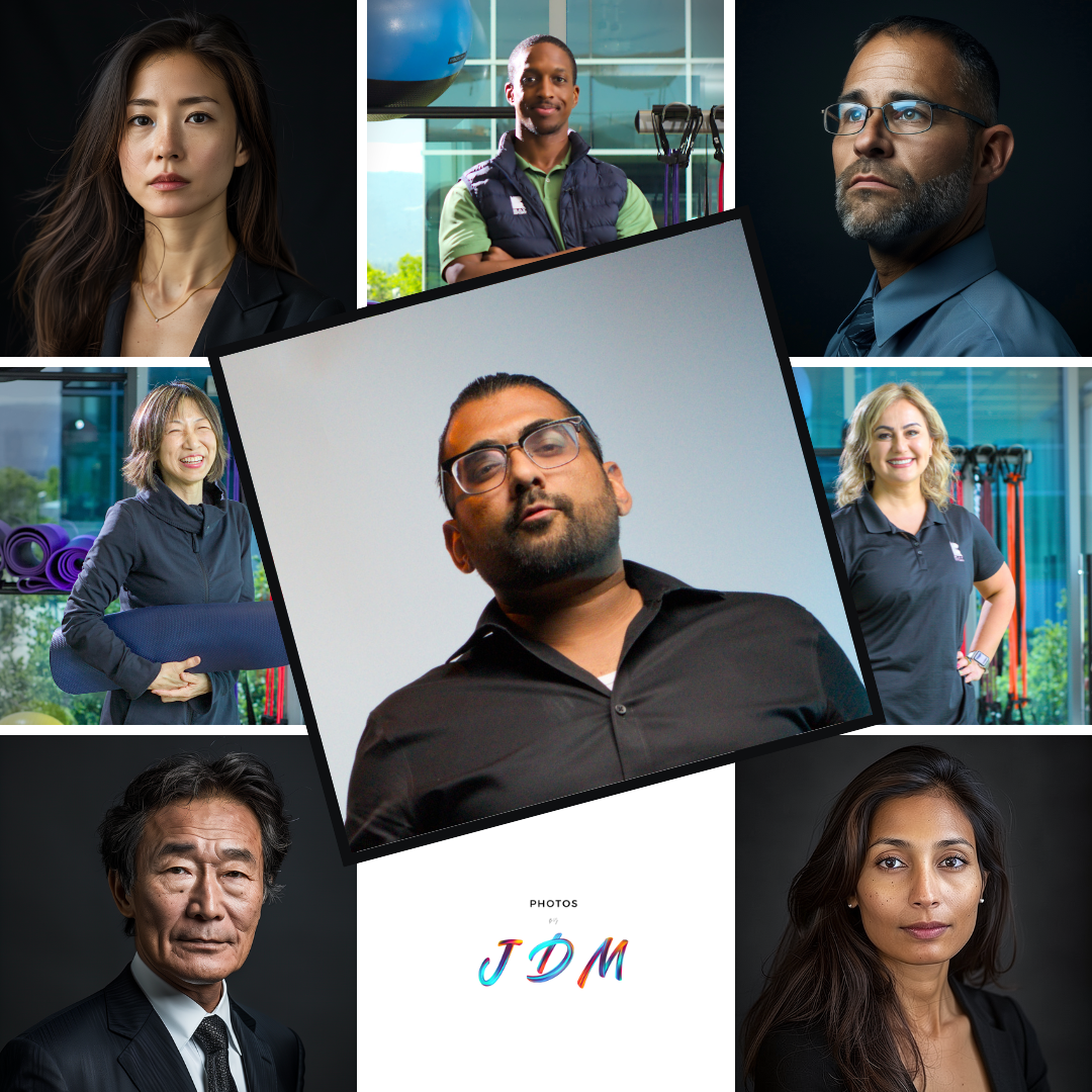 On-site professional headshot for a Silicon Valley team.