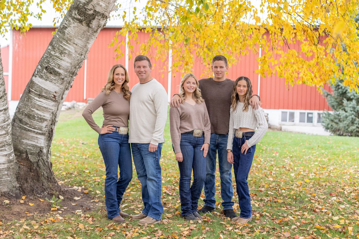 Heather Werkema Smith family photo in Caledonia, Michigan