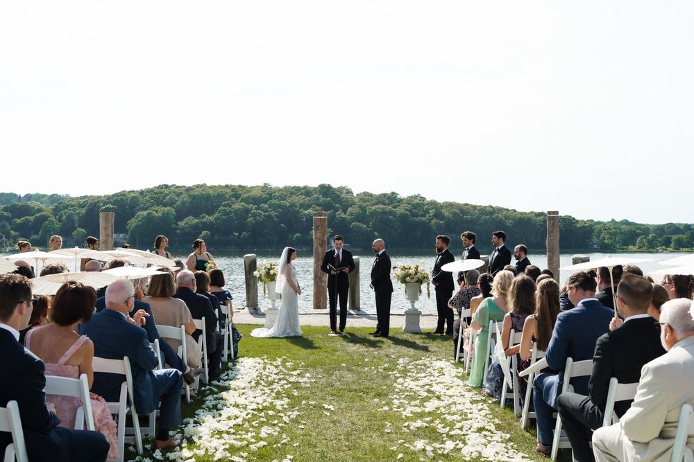 Delamar hotel wedding venue in mystic connecticut images of table settings, bridal party, ceremony space, reception tables and more