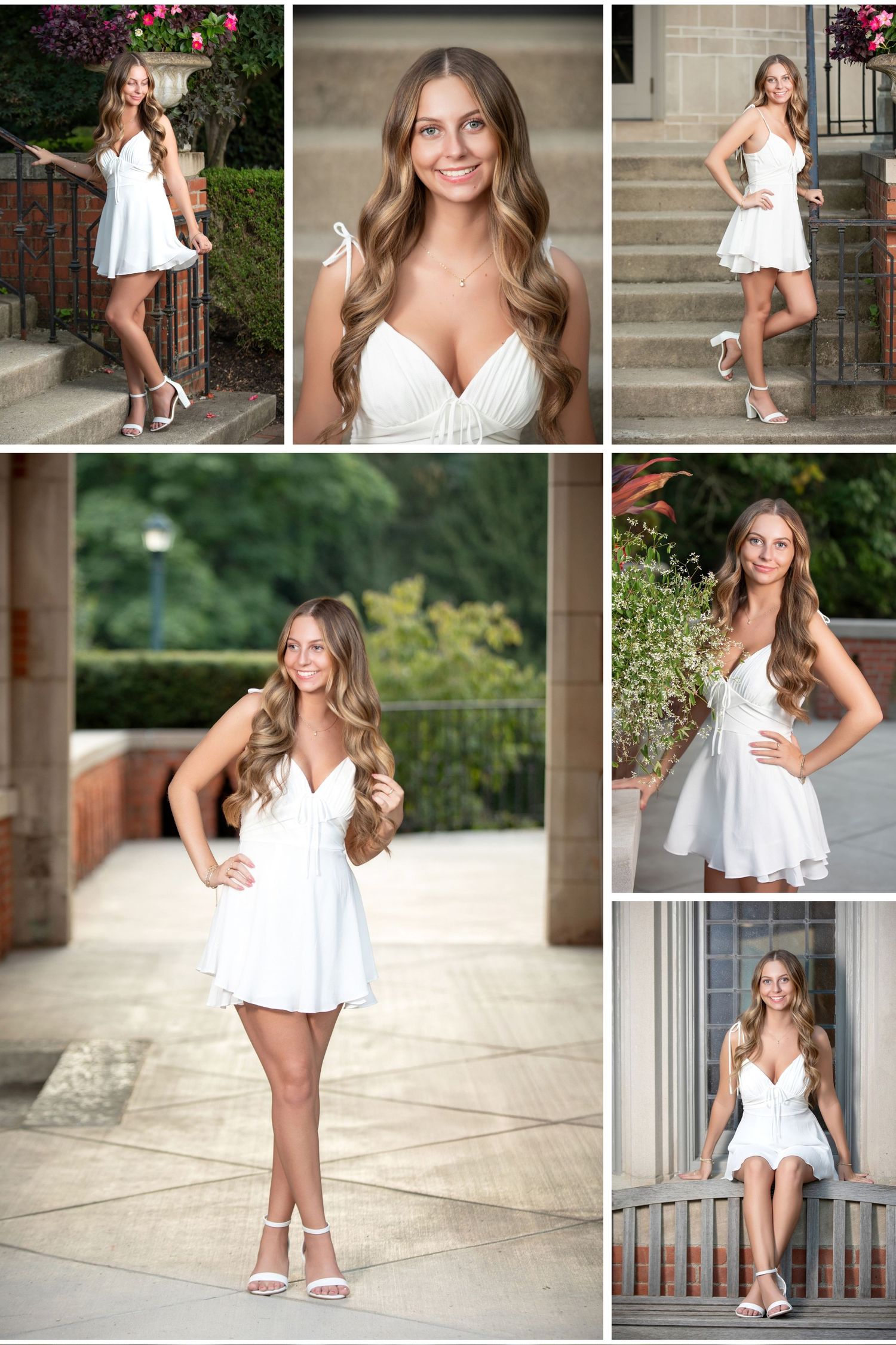 Pickerington Central Class of 2026 senior photos at Jeffrey Mansion in Bexley Ohio w/ beautiful architecture and editorial senior portraits