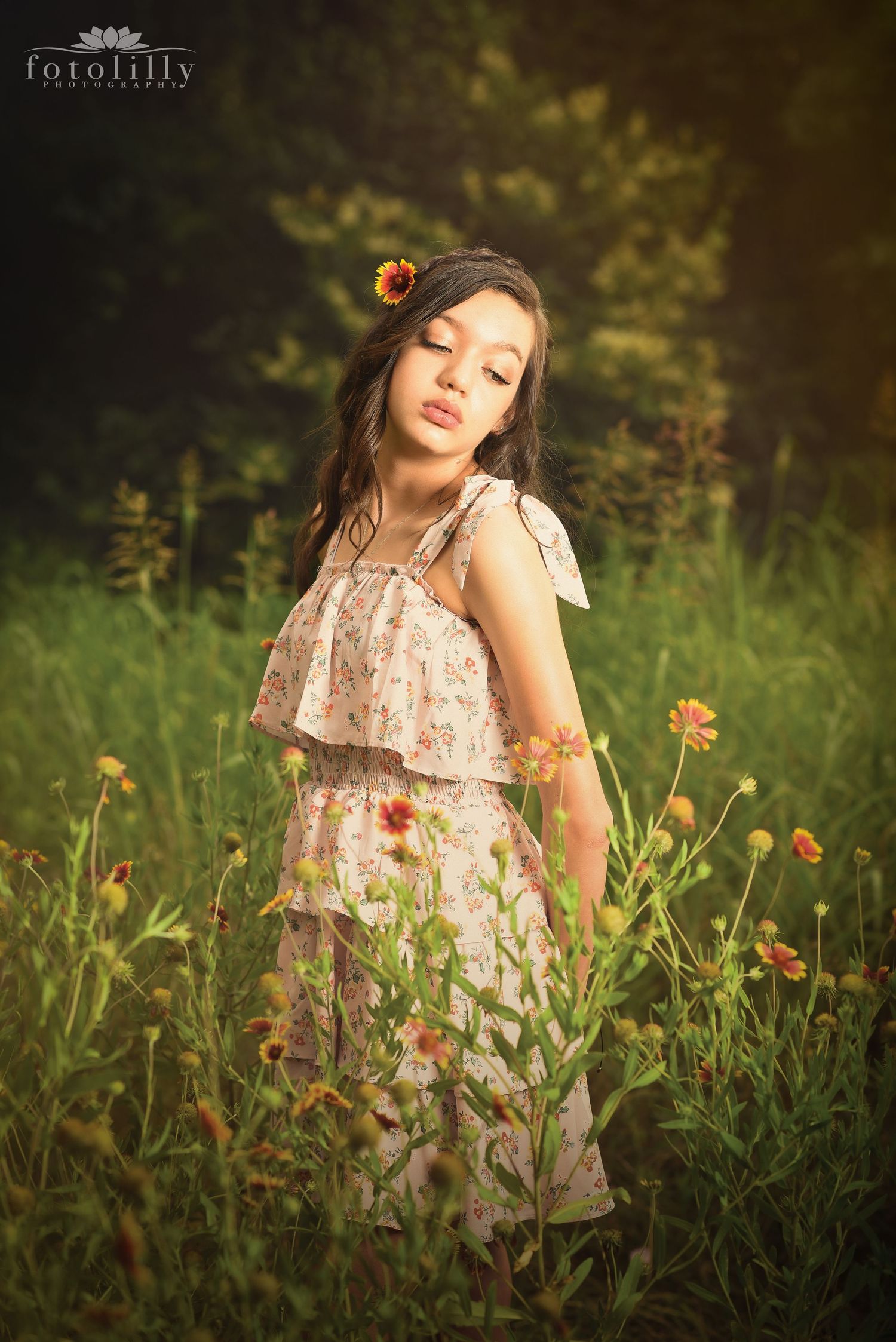 Lynn Creek Park at Joe Pool Lake in Grand Prairie provides beautiful quinceañera photography by Fotolilly Photography for families