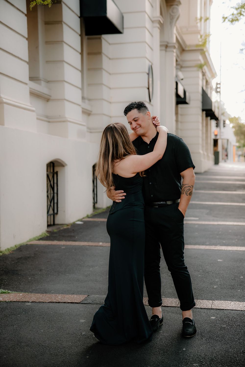 Sunset engagement session in Auckland