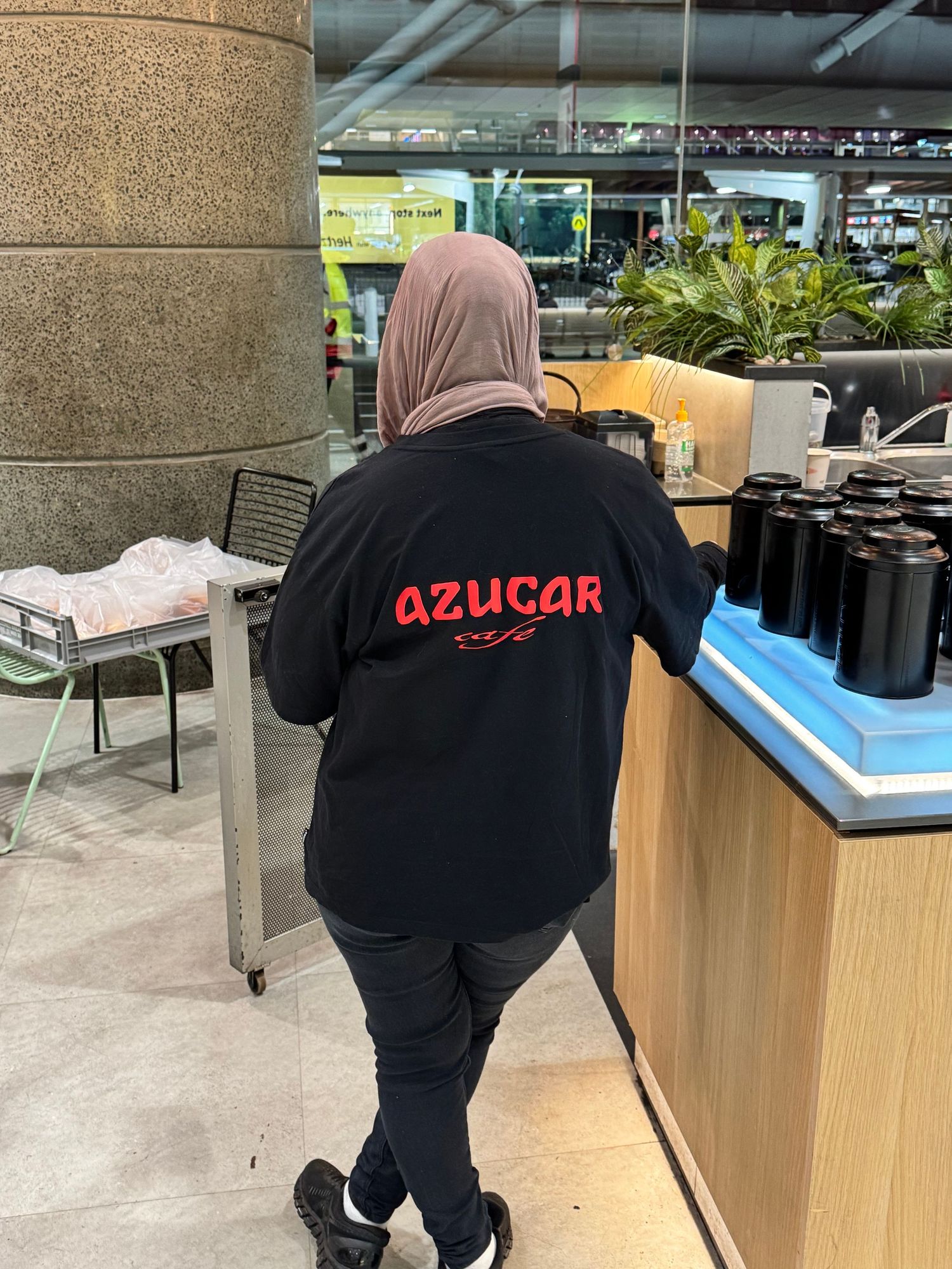 Azucar Cafe Printed T-shirt