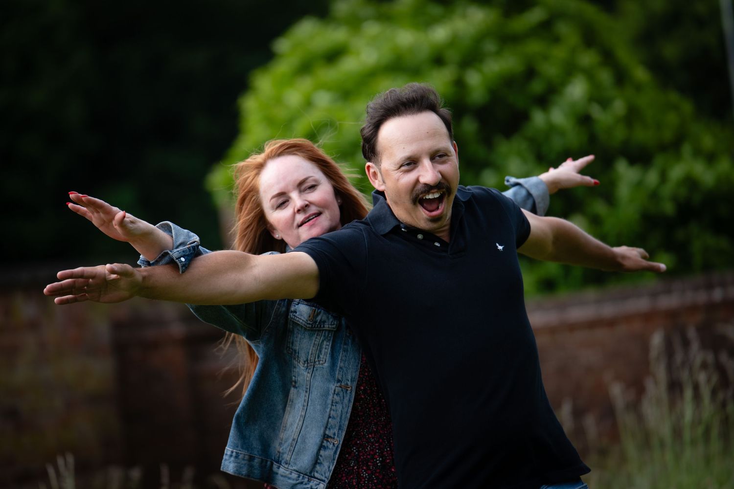Relaxed engagement photography session in Bramcote Nottingham