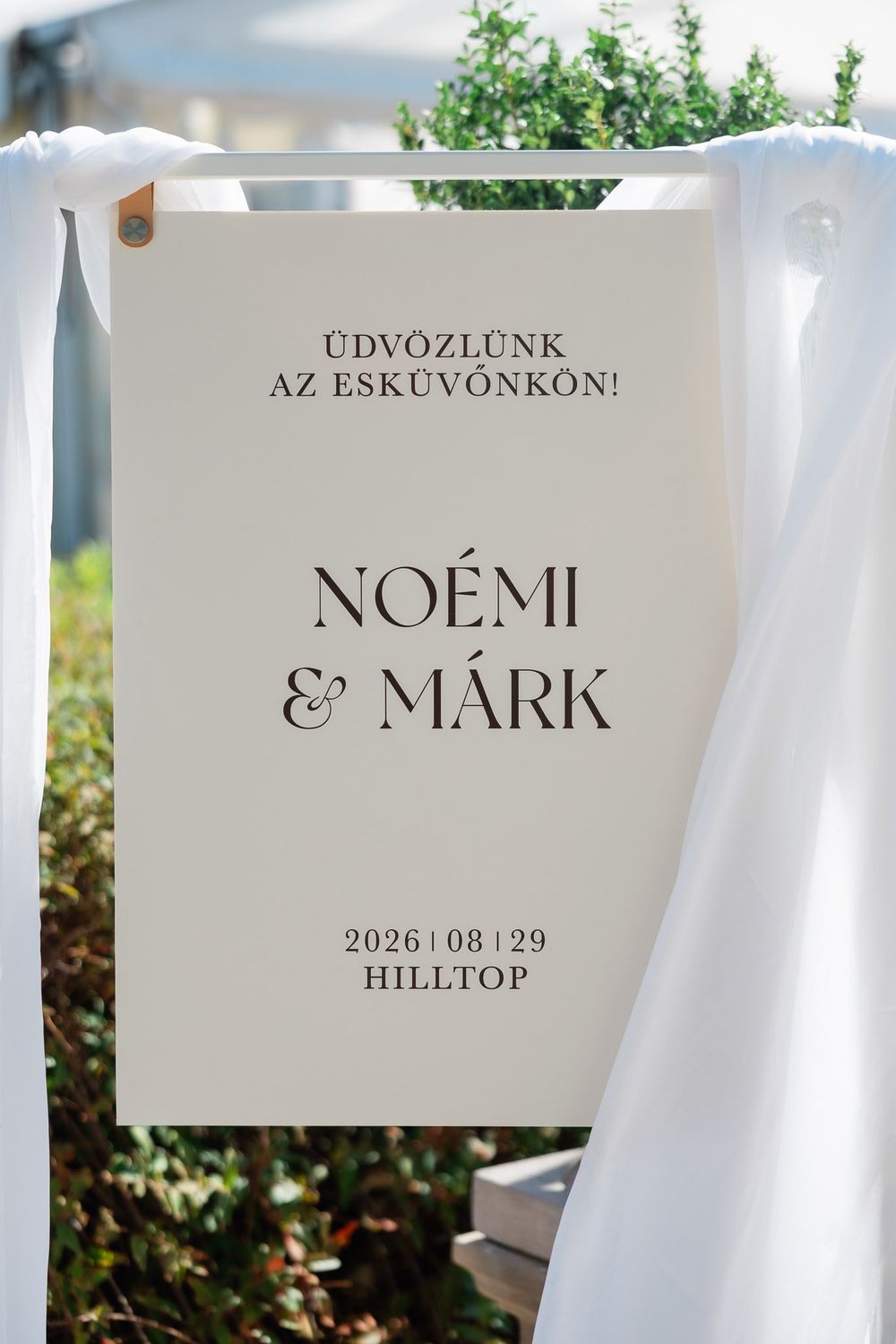 Skiba Noémi és Égető Márk esküvője a Hilltop Borbirtokon