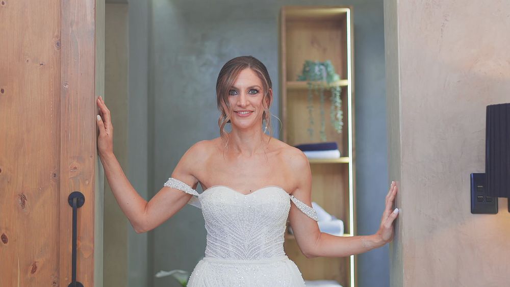 Candid bridal portrait captured during wedding preparations in Gauteng.