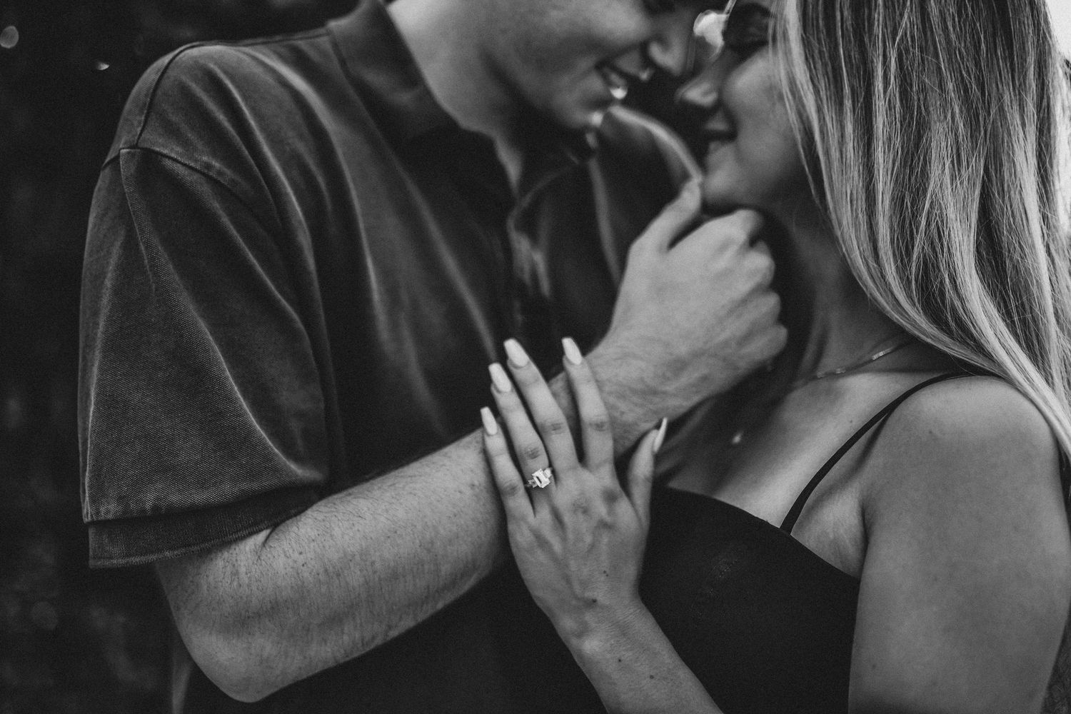Denton proposal photographer capturing a private surprise proposal