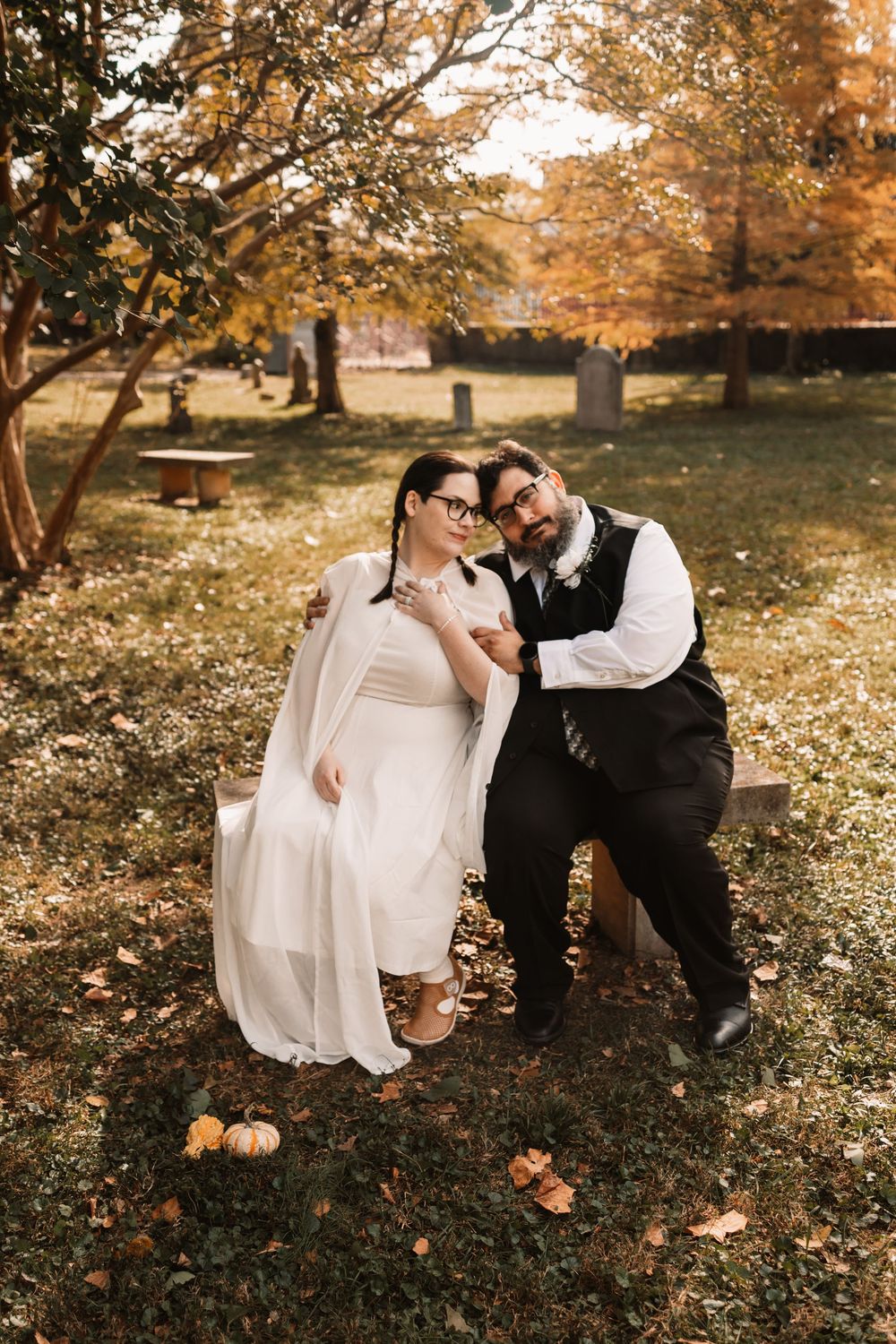 Elopement photography at historic Old Gray Cemetery in Knoxville, Tennessee with Nina Thomas Photography.