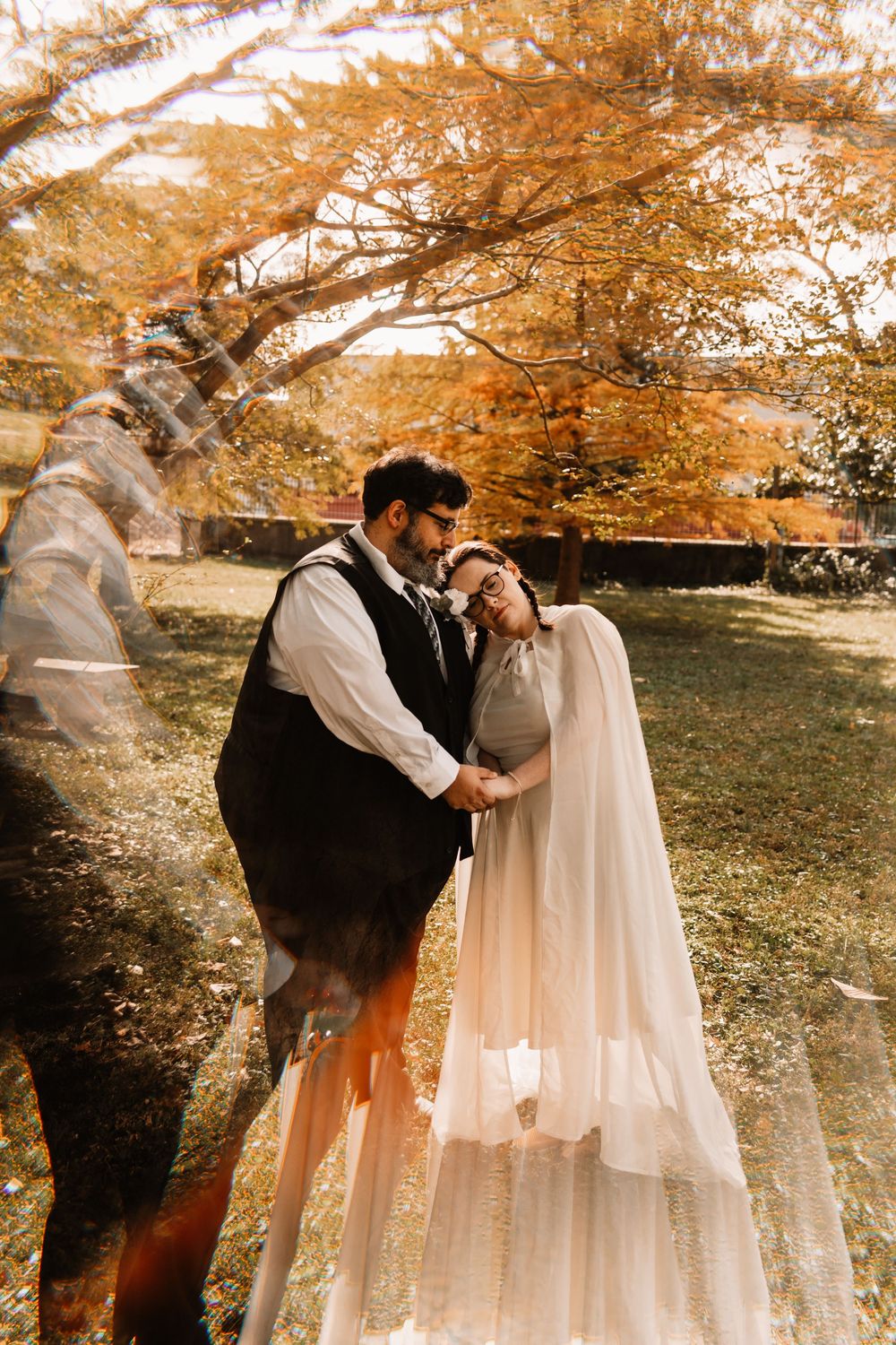 Elopement photography at historic Old Gray Cemetery in Knoxville, Tennessee with Nina Thomas Photography.