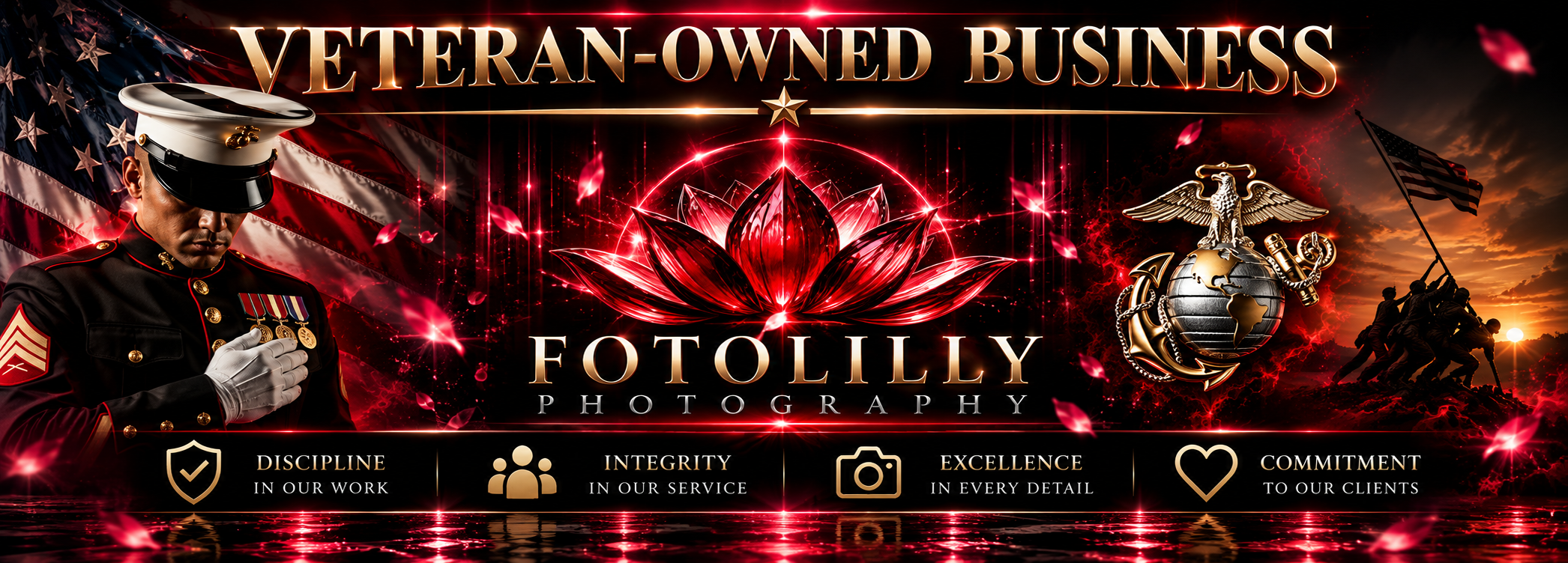 Fotolilly Photography, a USMC veteran-owned photography and videography business serving Dallas-Fort Worth and North Texas.