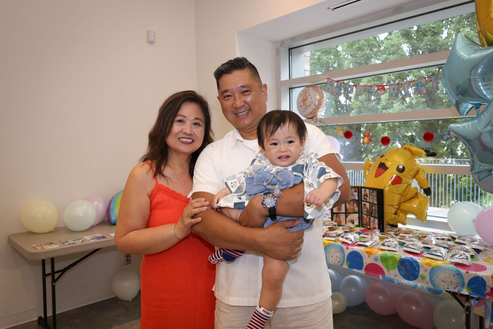 Grandparents and baby