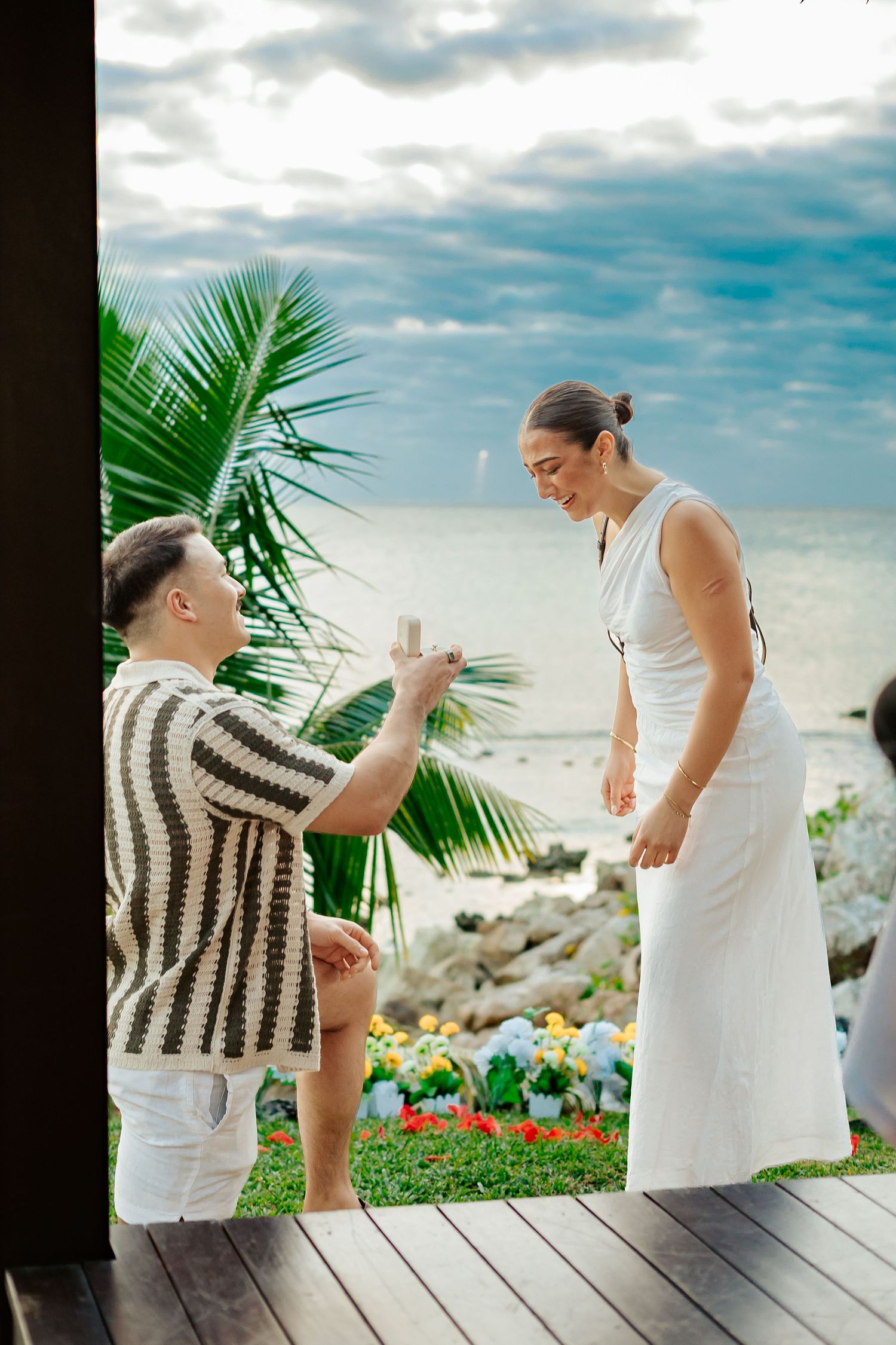 Surprise Proposal at Marriott Resort Moni Bay- Marriott momi bay Photography