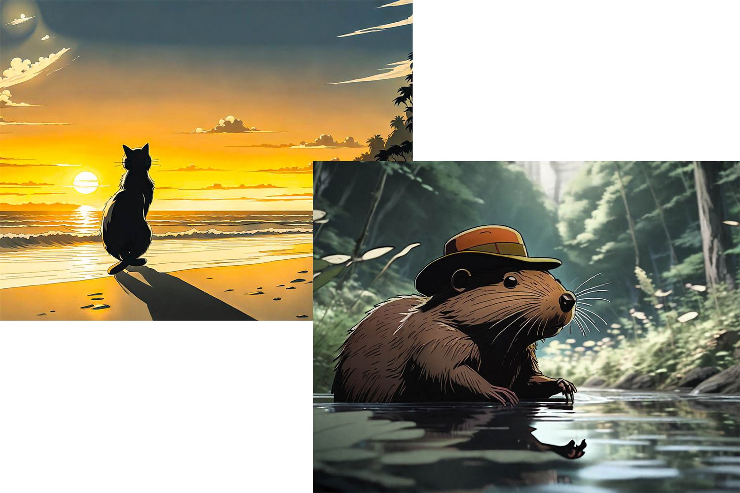 dual portfolio images