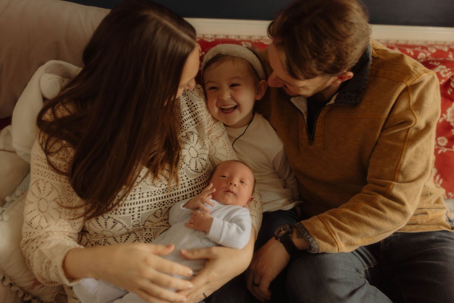 at home newborn photoshoot north wales