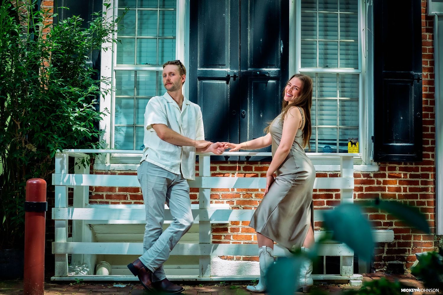engagement shot
