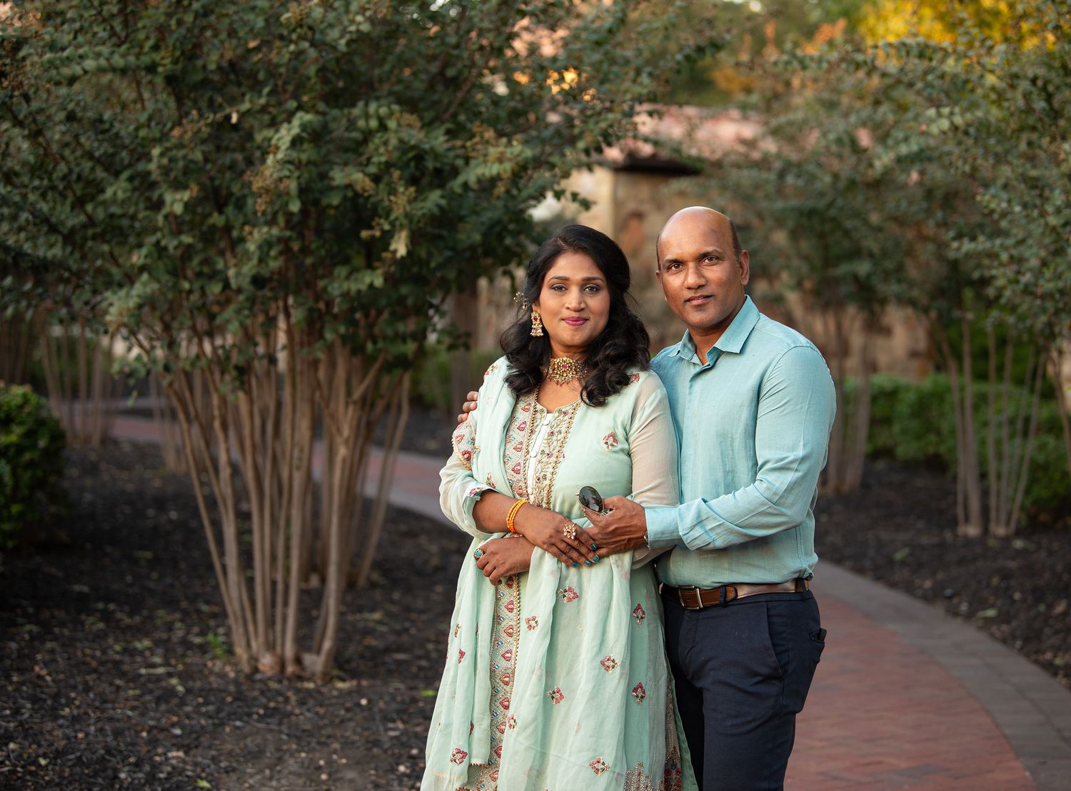 Proud parents of a sixteen-year-old stepping into womanhood.