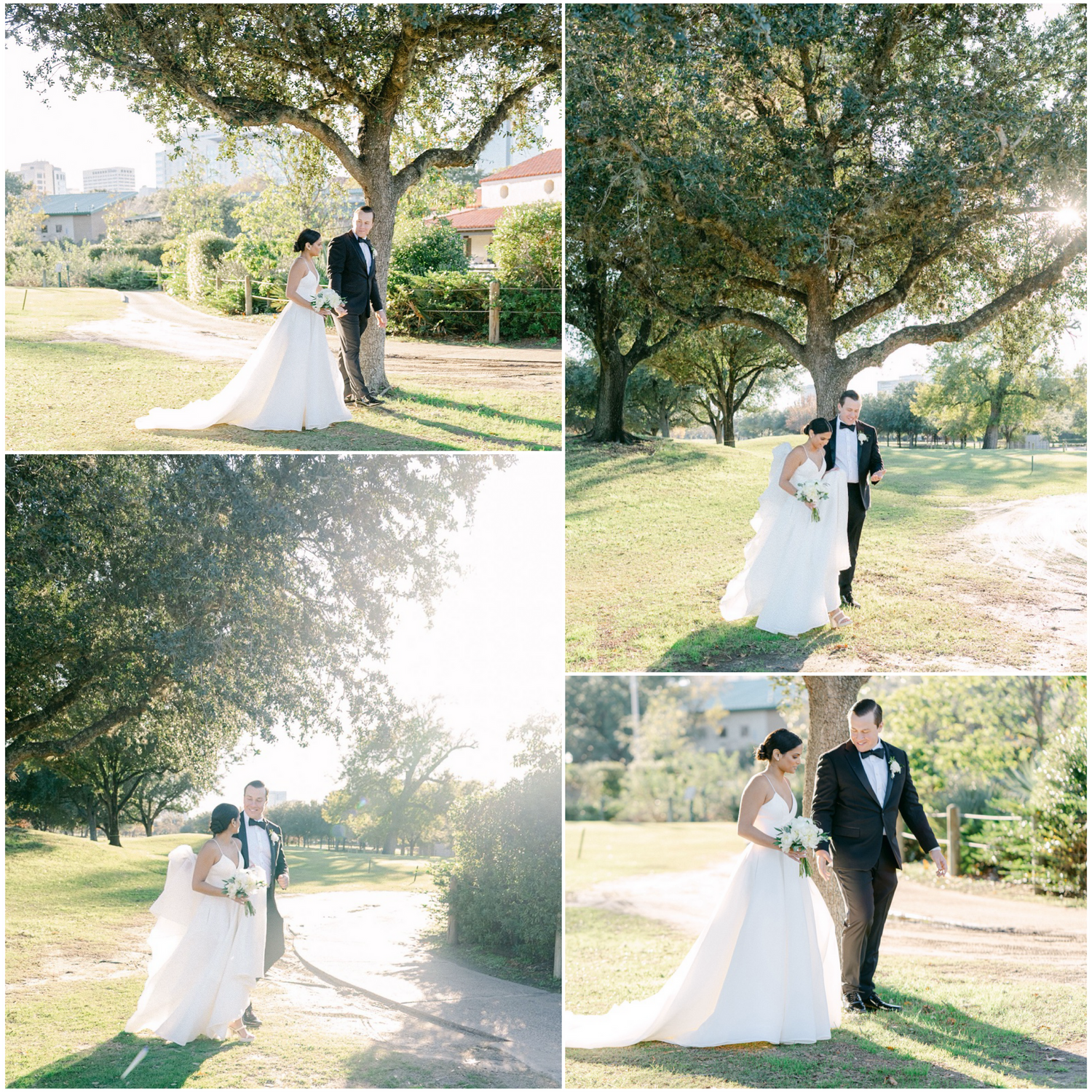 Annie Strever Wedding Editorial Fine Photography Lott Hall Herman Park Houston Texas Country Club Golf course Portraits