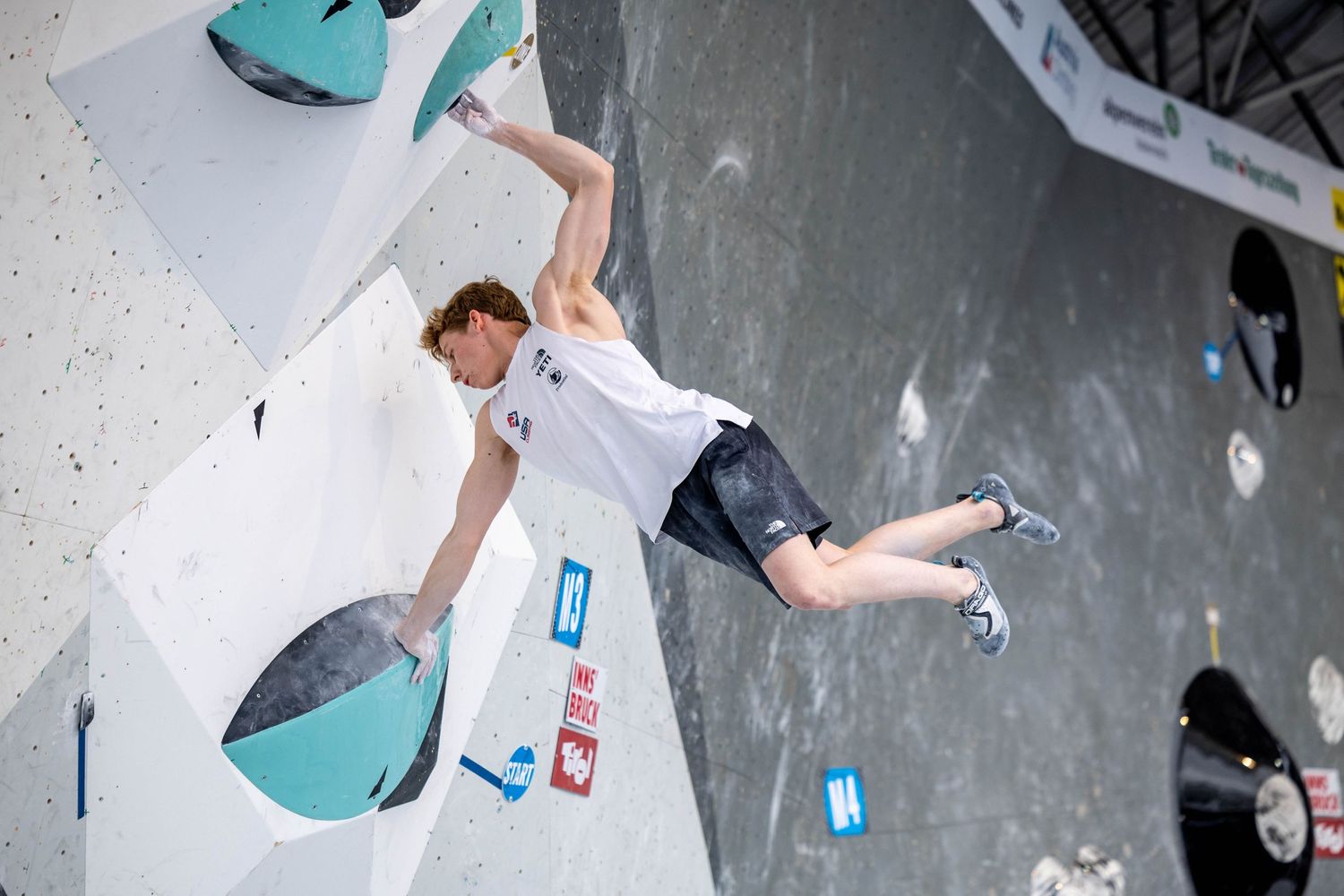 Sport climbing competition - photo by Jan Virt, Official World Climbing photographer