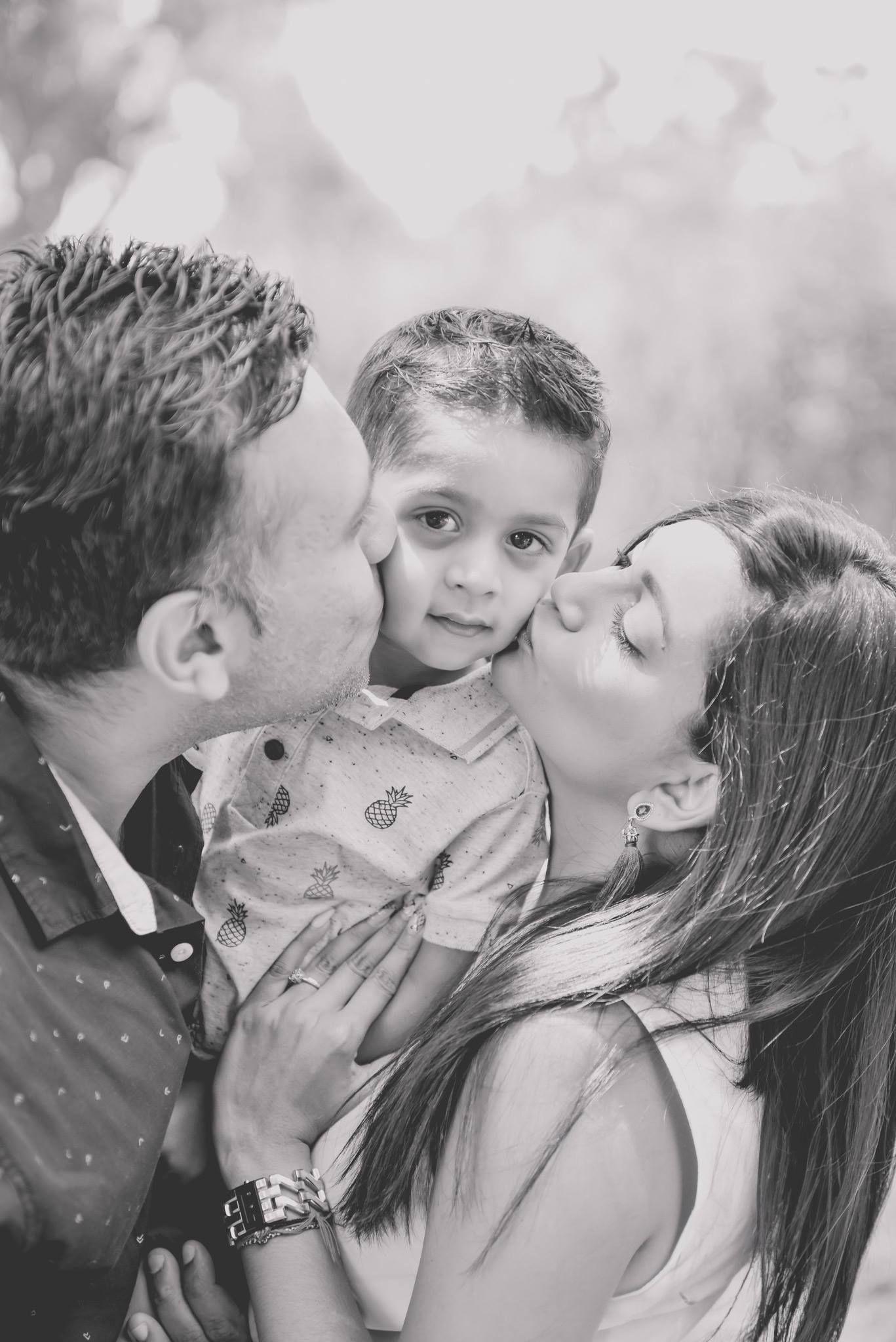 family photography close ups with small child