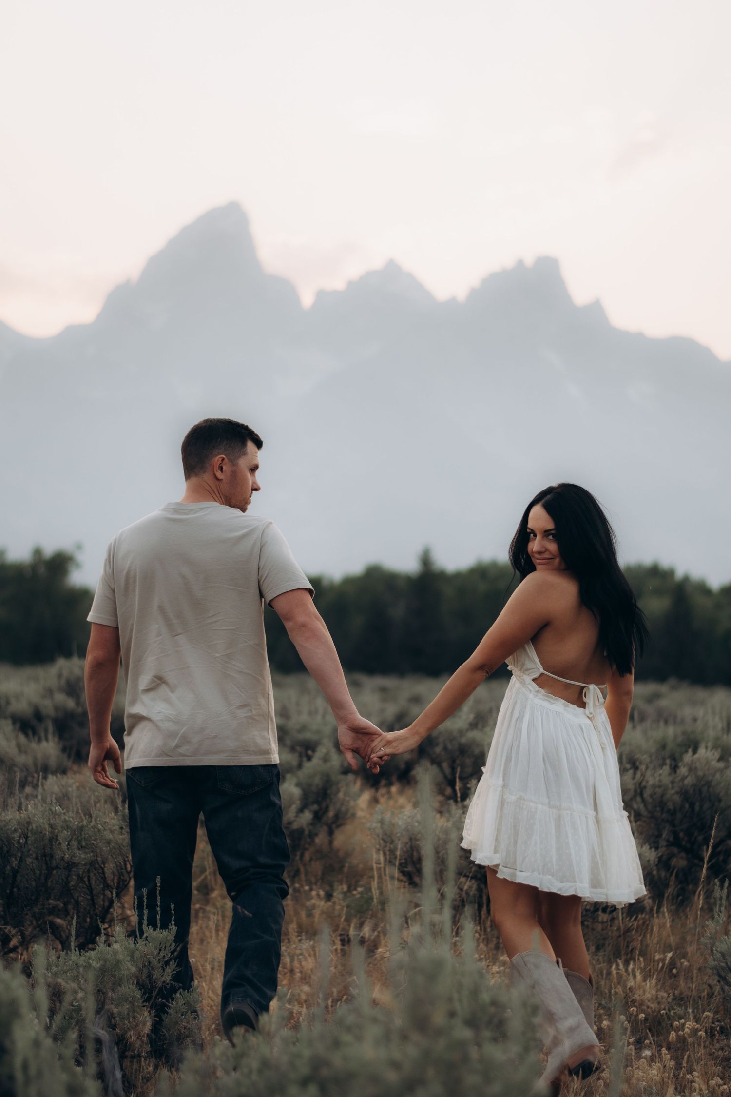 engagement photoshoot Grand Teton