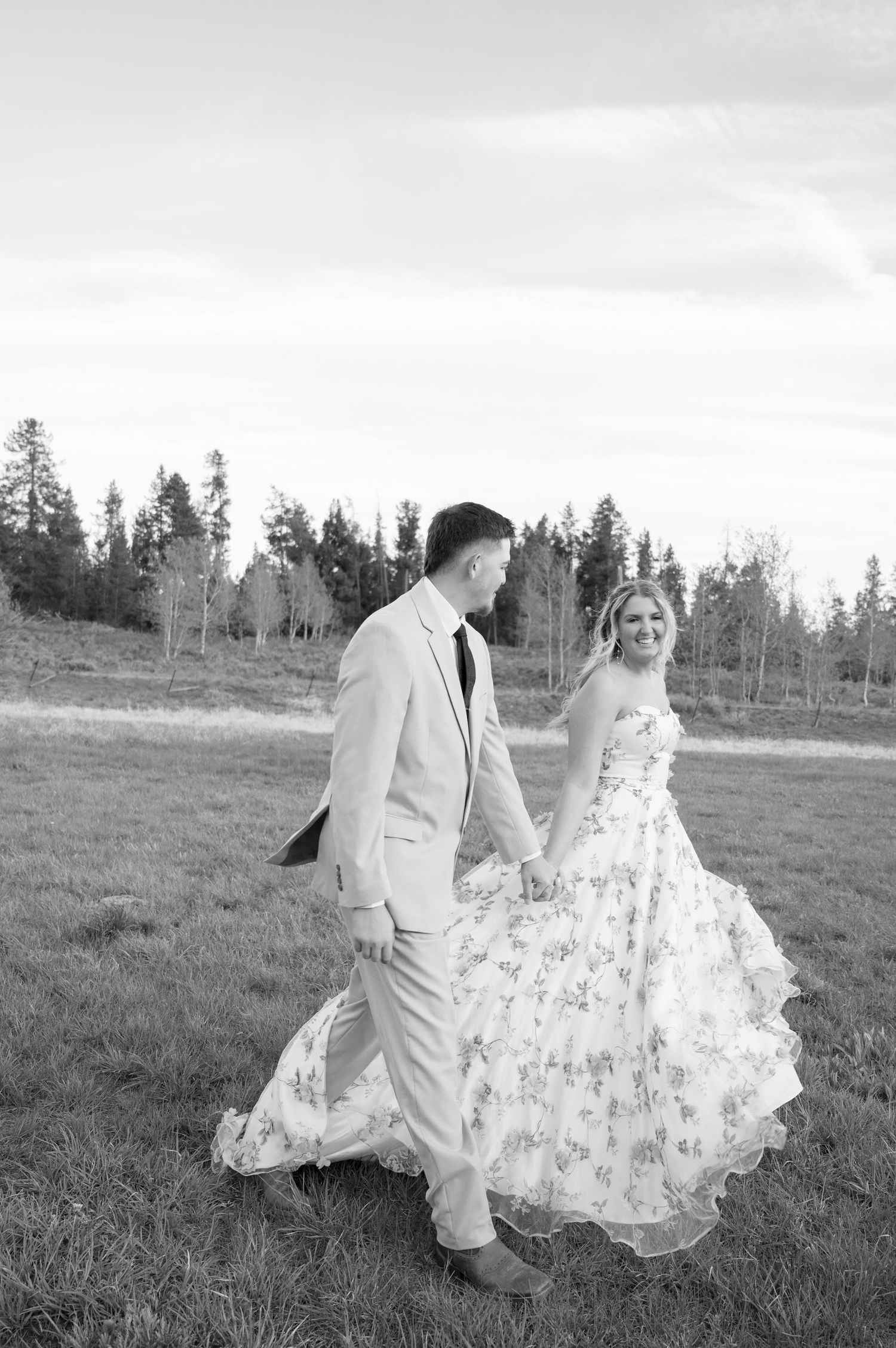 Groom and Bride kissing