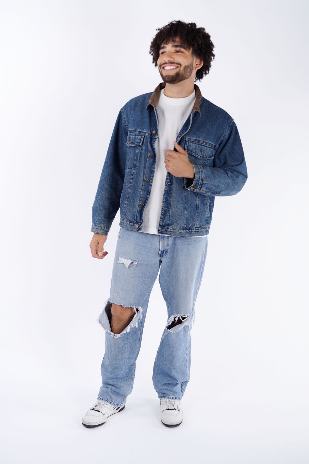 E-commerce photography with a male model