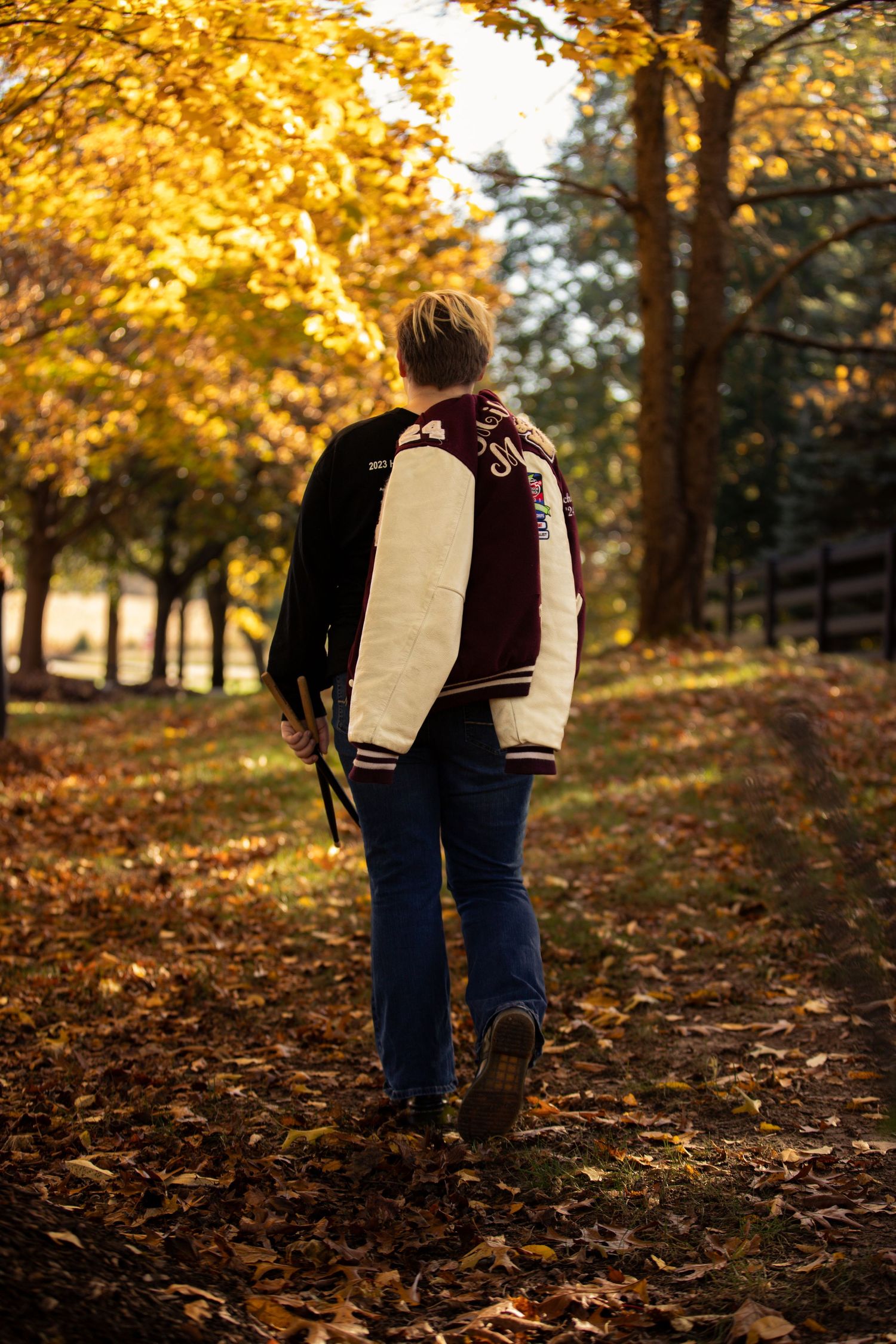 Senior Portrait taken in Brighton Michigan