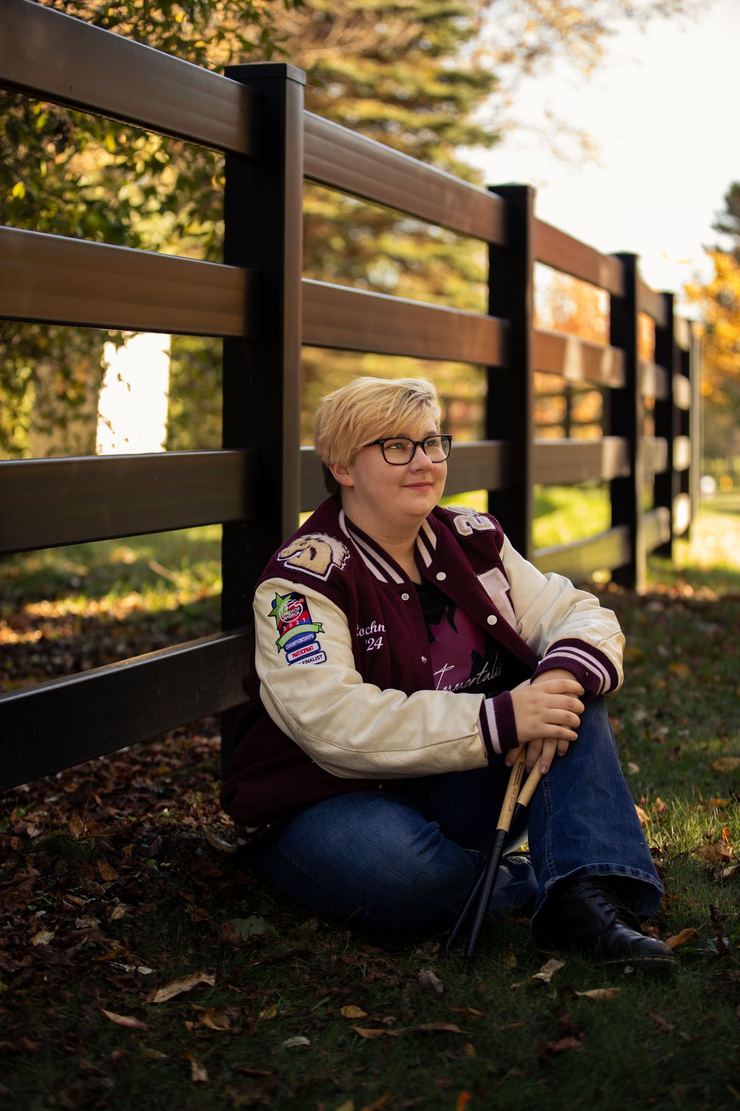 A Senior Portrait taken in Michigan