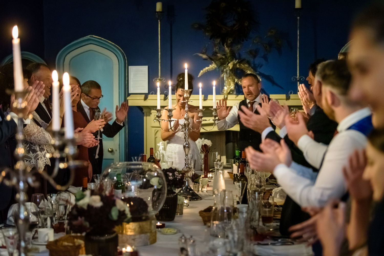 Wedding breakfast at Augill Castle