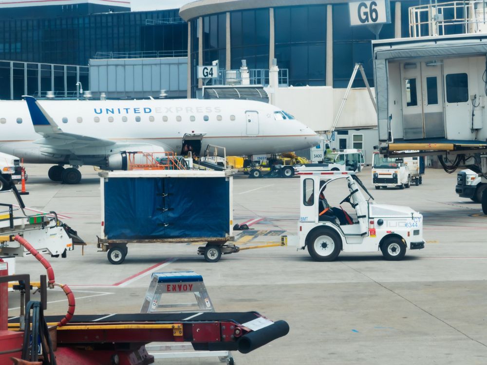 A view of American Airlines Terminal 3 from my flight to Tulsa, OK. June 10, 2026.