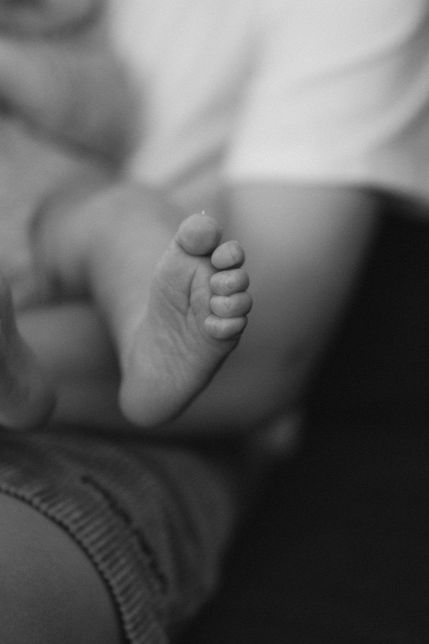Coromandel peninsula family photography, a relaxed storytelling family in home newborn session