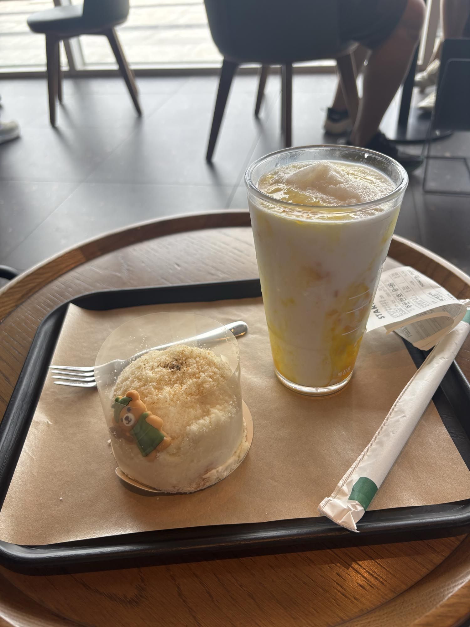 Starbucks inside Jogang Observatory at Aegibong Peace Eco Park