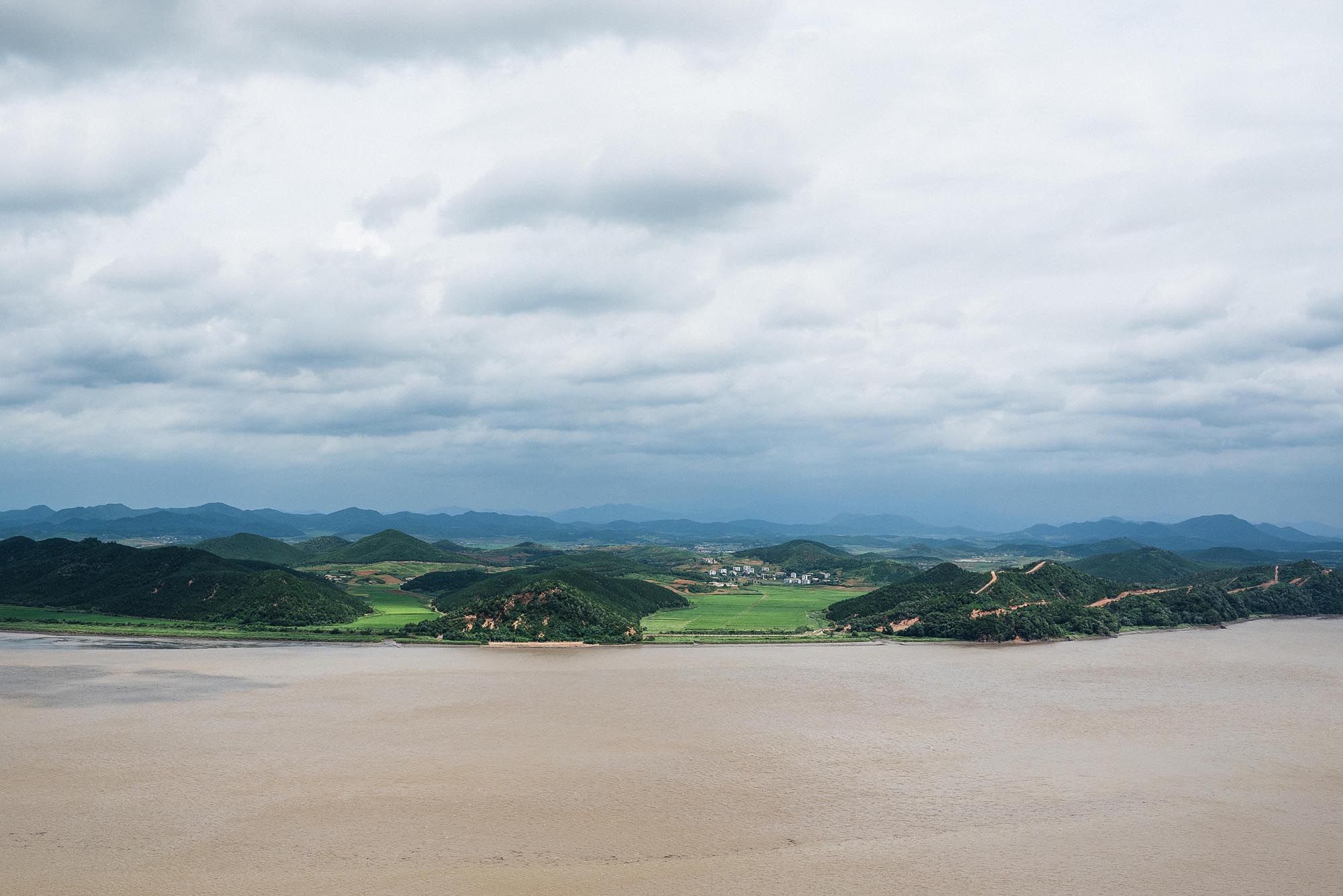 Aegibong Peace Eco Park viewpoint near North Korea