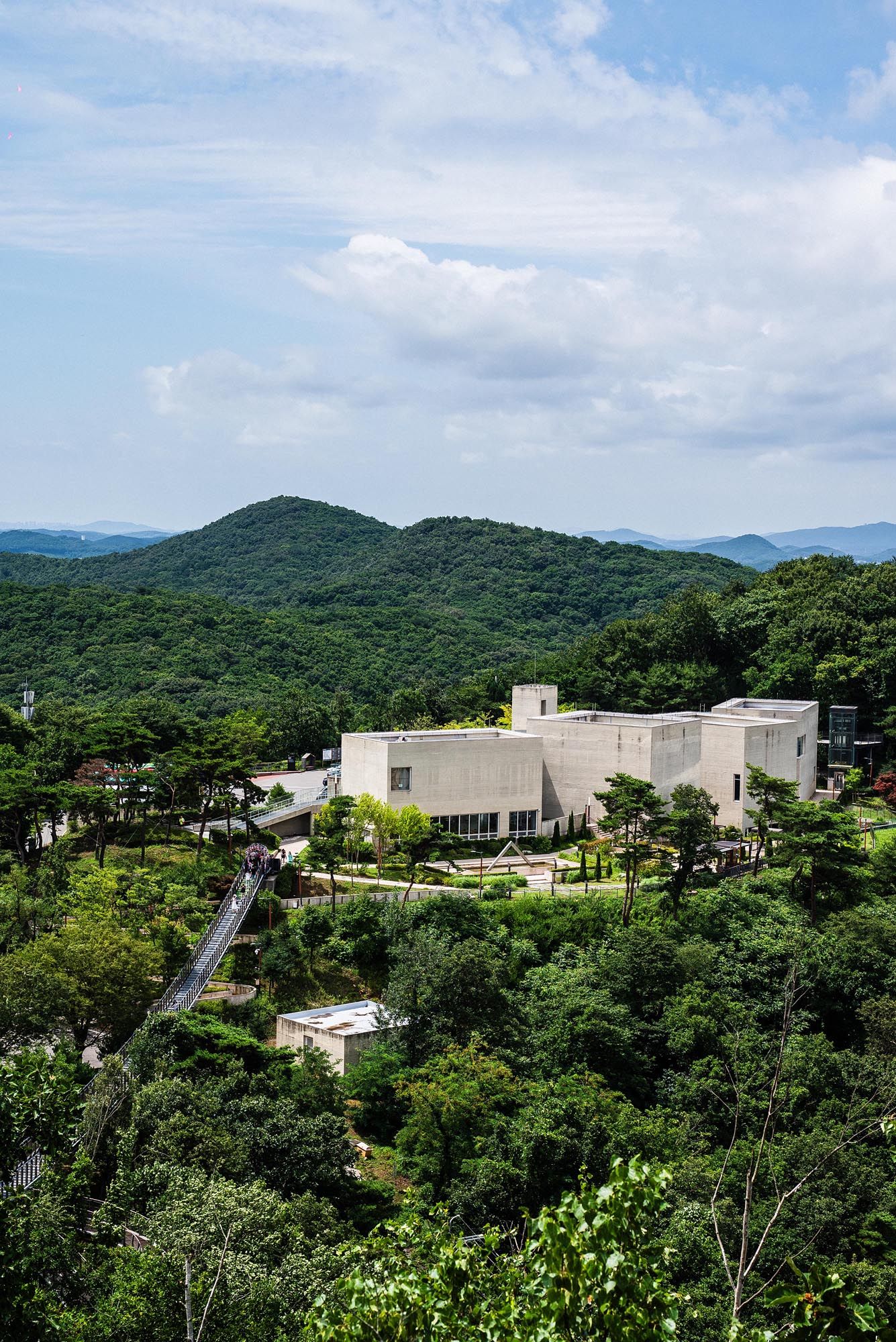 Visitor centre at Aegibong Peace Eco Park