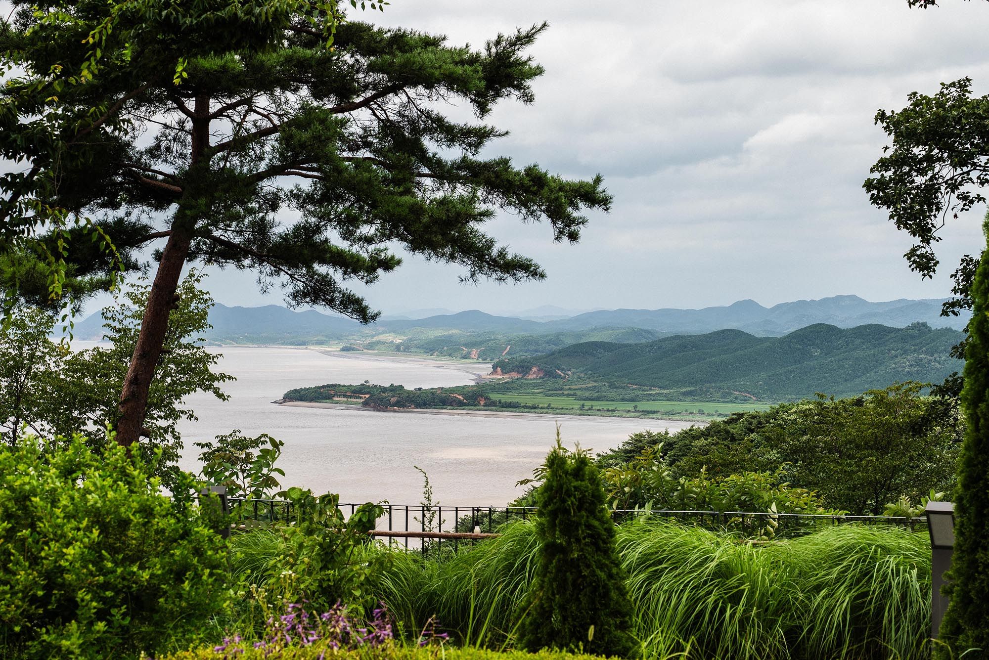 Seasonal landscape at Aegibong Peace Eco Park