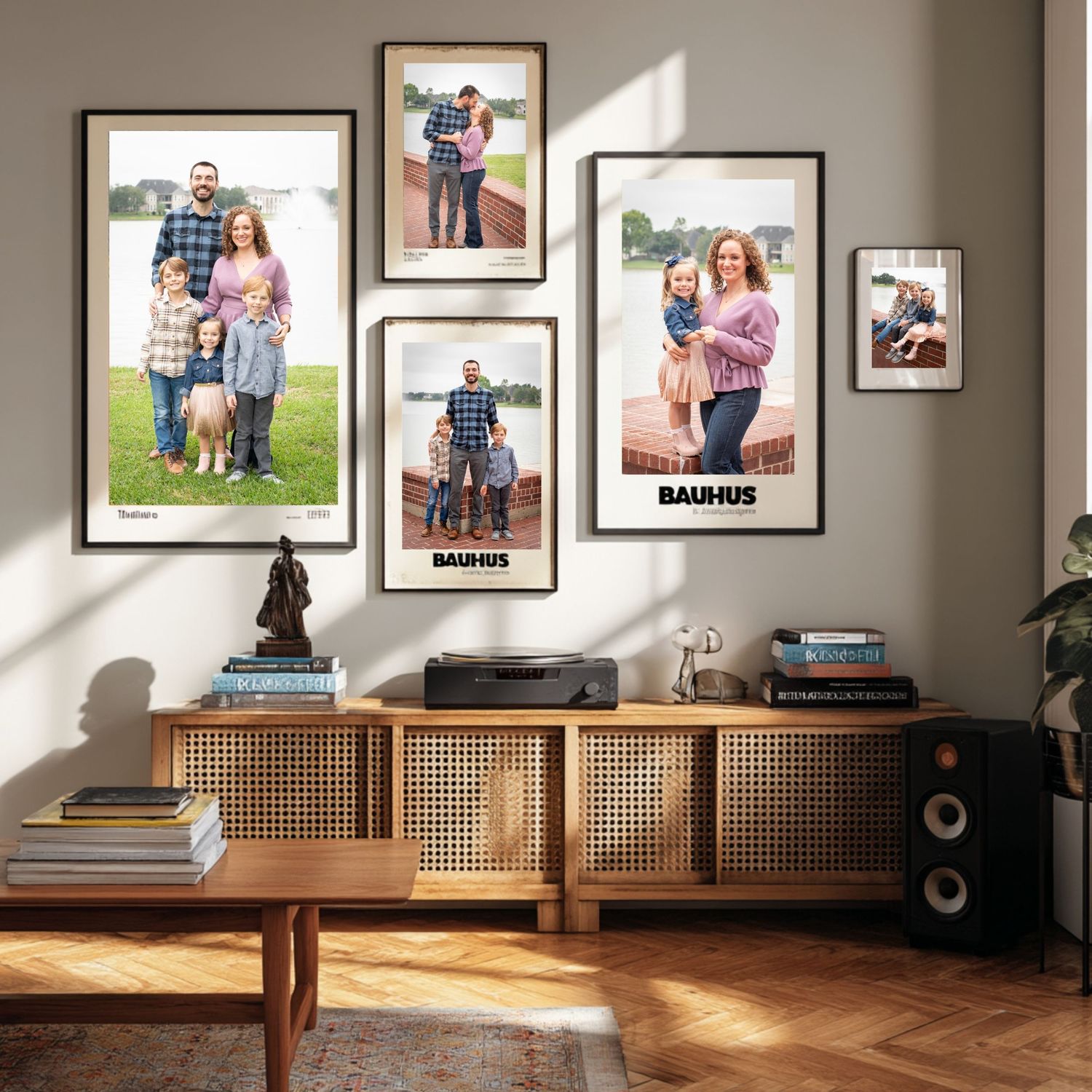 wall art of river oaks families