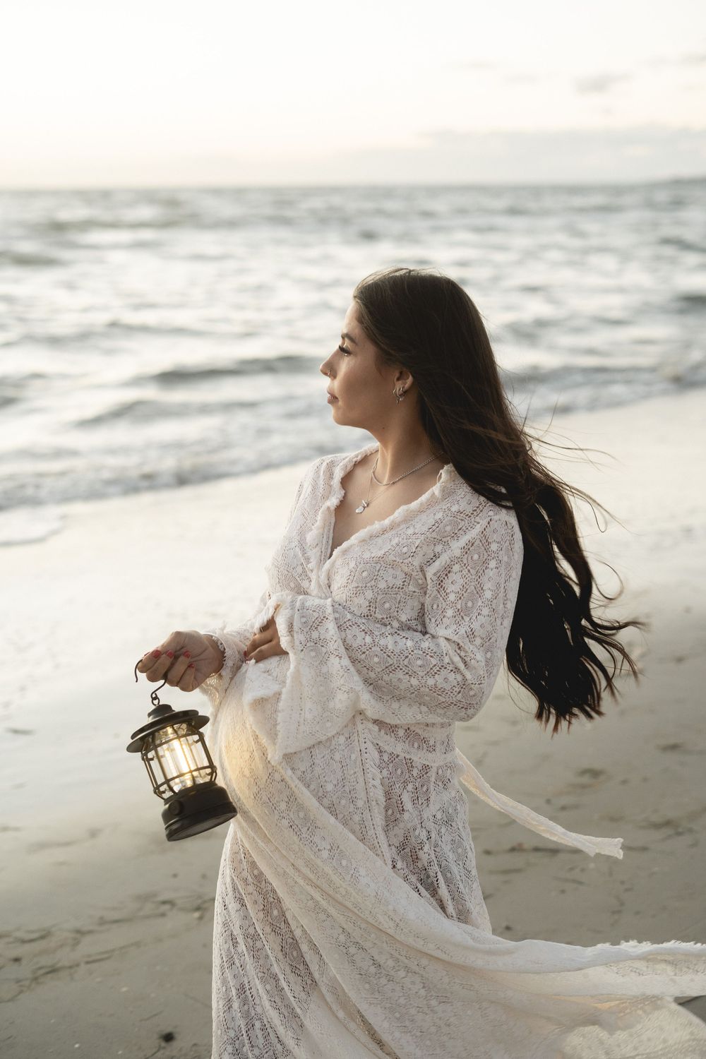 Sunset maternity photography session Mornington Peninsula golden hour