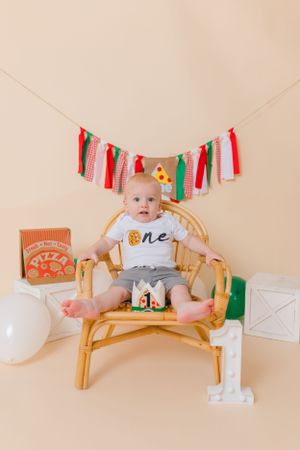 milestone birthday session at studio in manassas Virginia